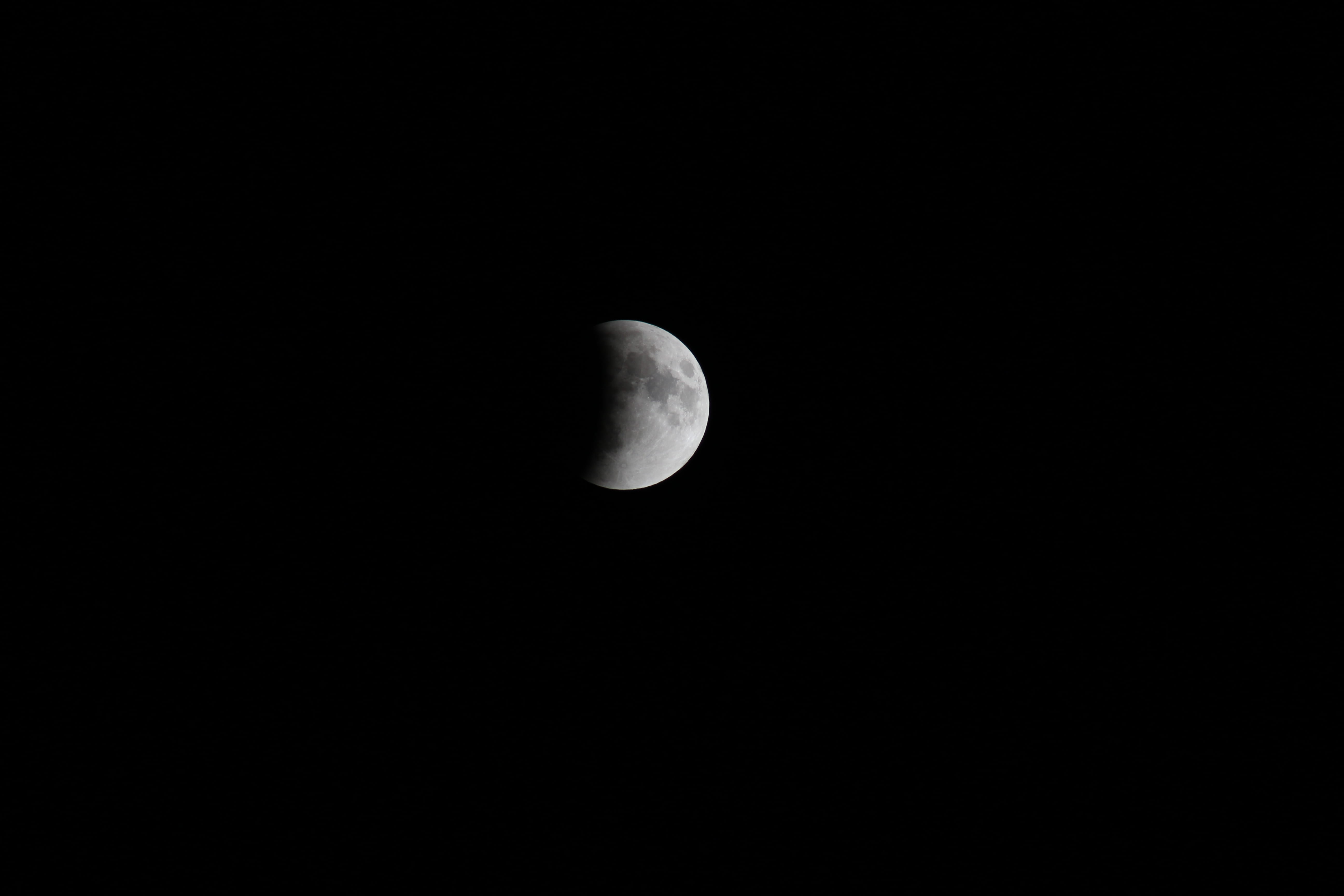 space, moon surface, scenics - nature, eclipse, astronomy, nature, planetary moon, idyllic, low angle view, beauty in nature, night, dark, tranquility, HD Wallpaper