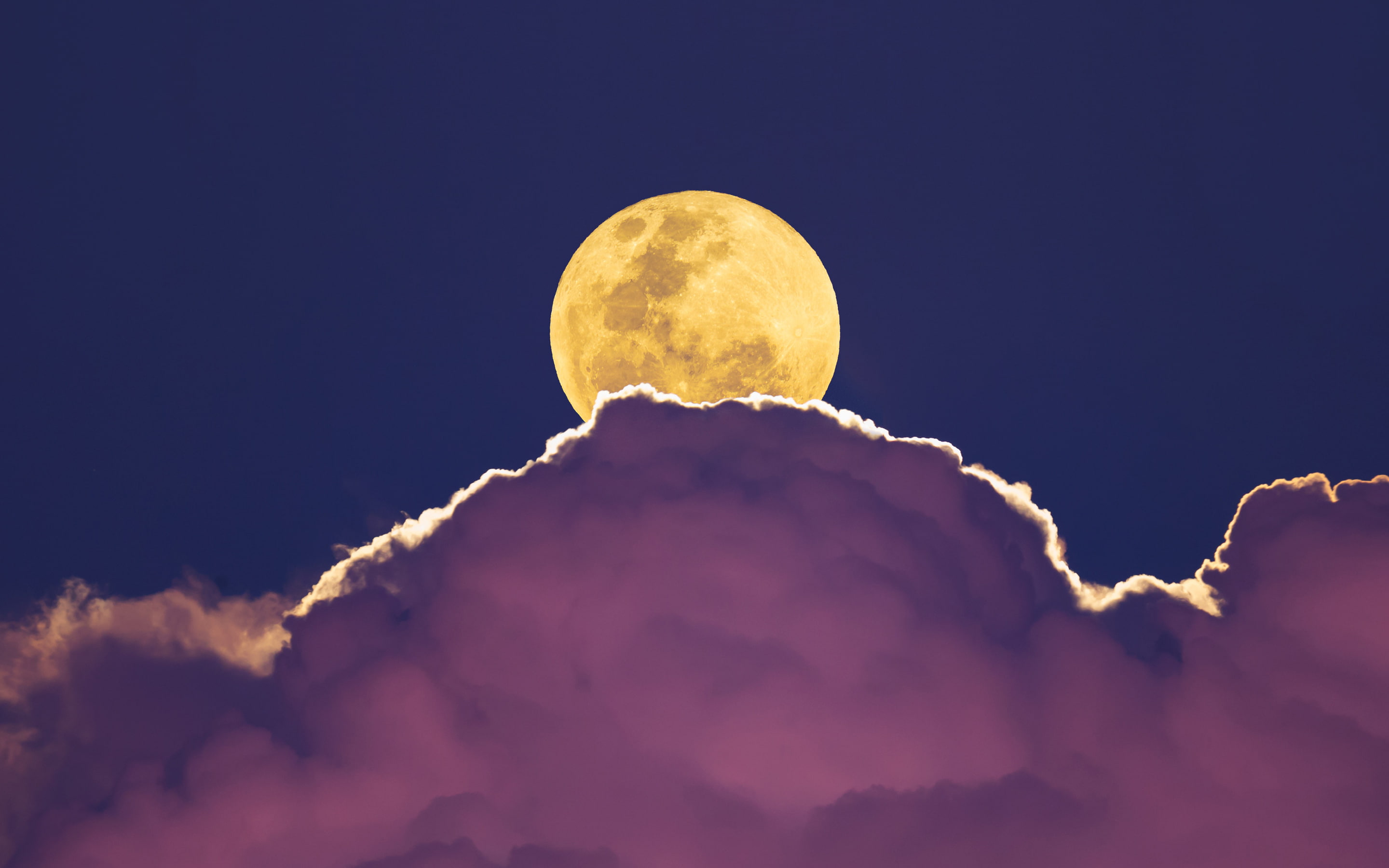 k, 2K, Supermoon, HD Wallpaper
