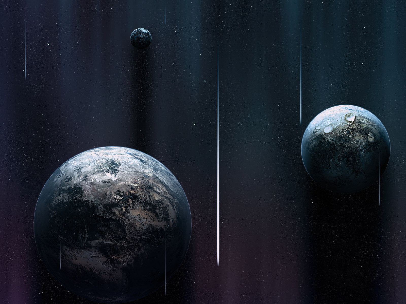 720P, falling, stars, HD Wallpaper