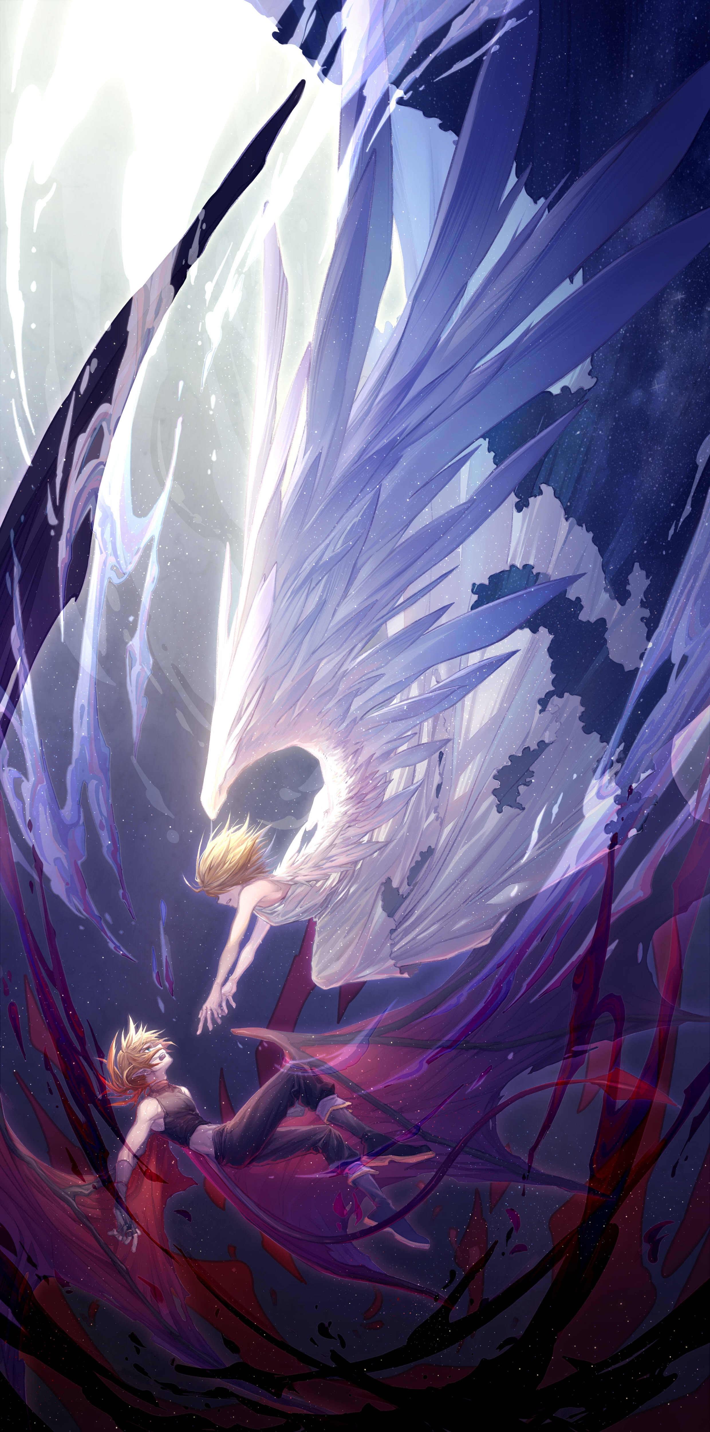 indoors, kagmine len, shiny, food, textured, backgrounds, nature, 4K, feather, water, vocaloid, event, technology, studio shot, close-up, purple, no people, Phone HD Wallpaper