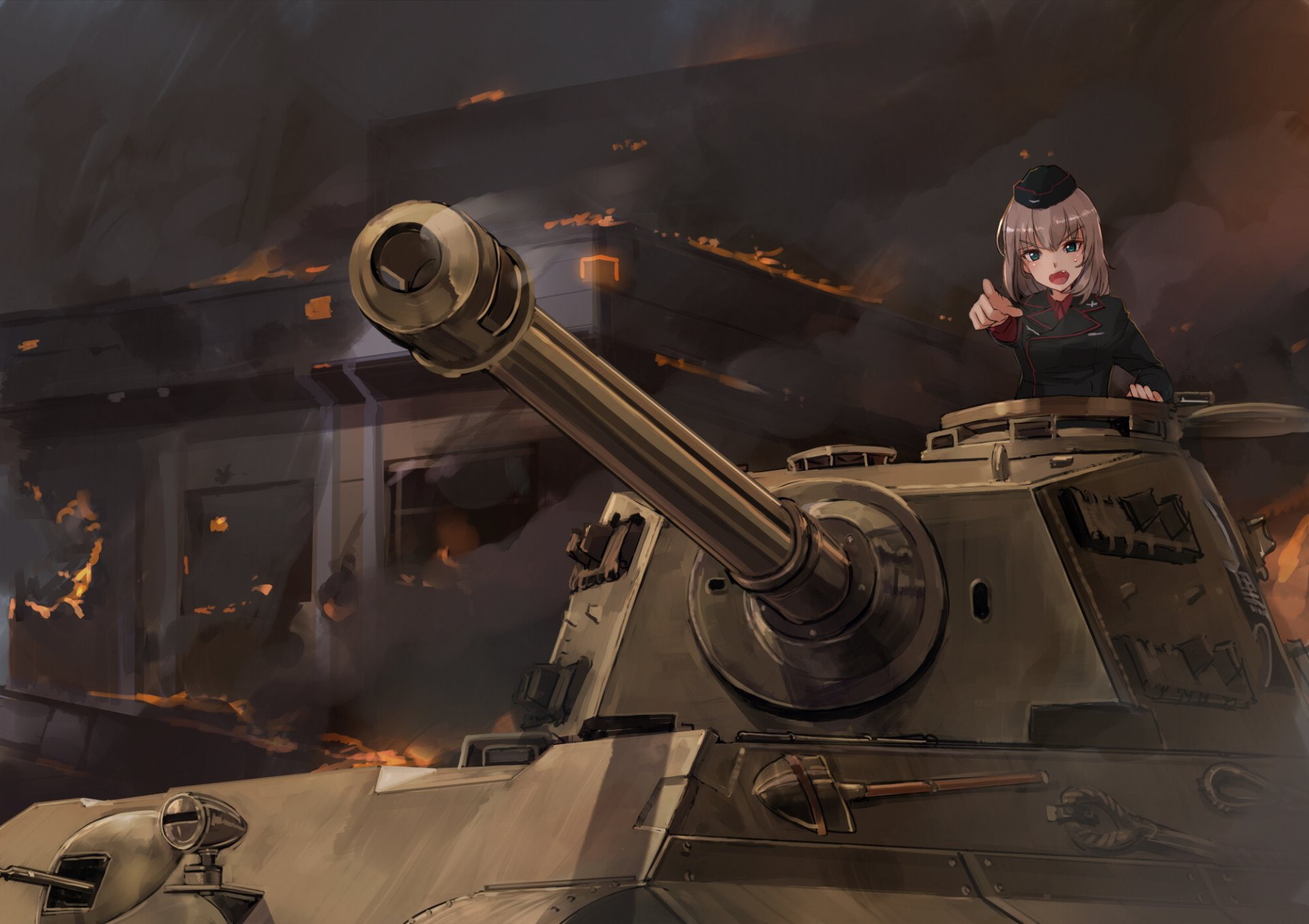 1080P, Anime, Erika Itsumi, Girls und Panzer, HD Wallpaper