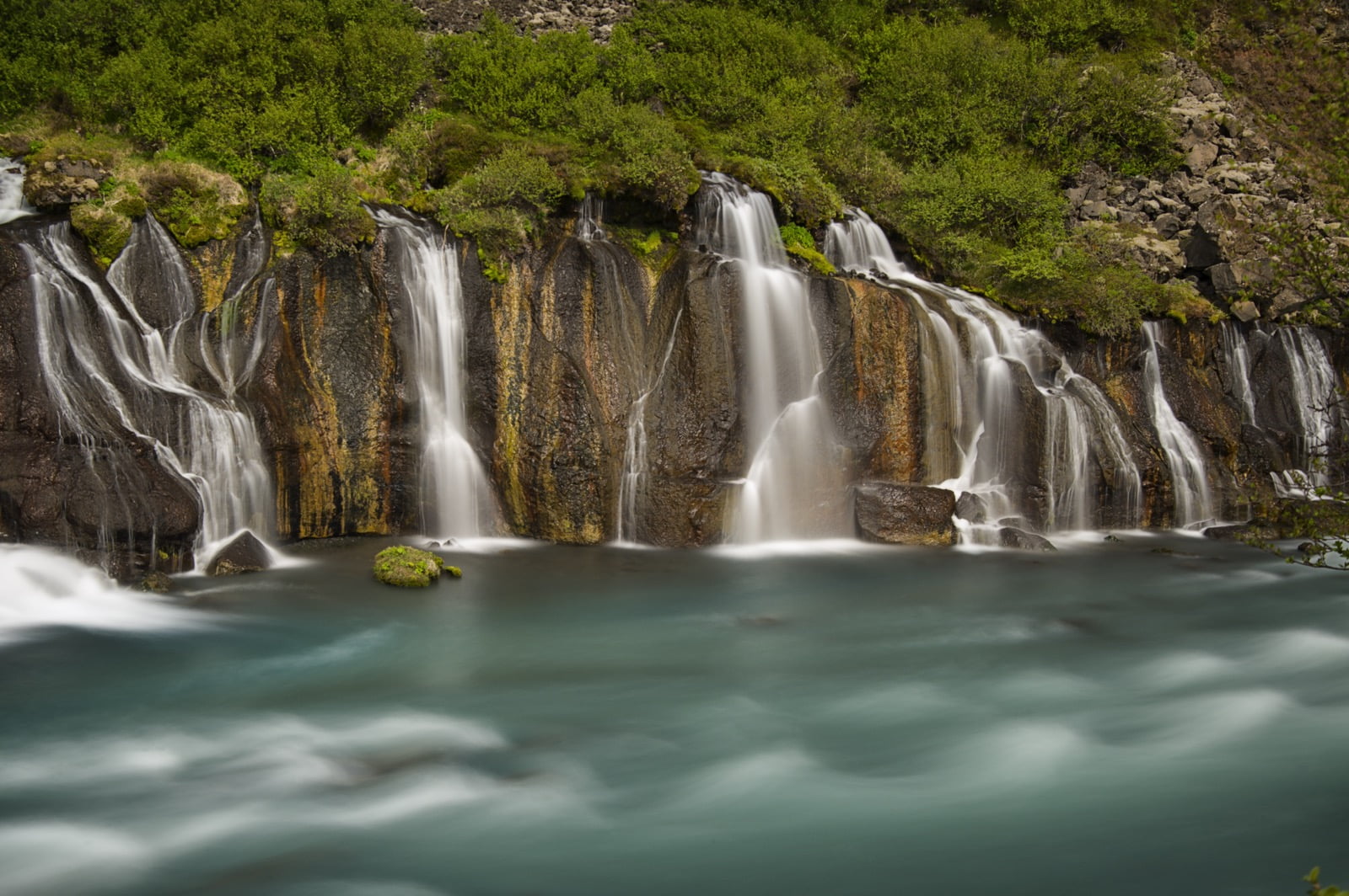 photography, timelapse, daytime, water, Guðmundsson, beauty In Nature, Vesturland, forest, waterfall, falls, Nikkor, Iceland, 720P, scenics, water falls, HD Wallpaper