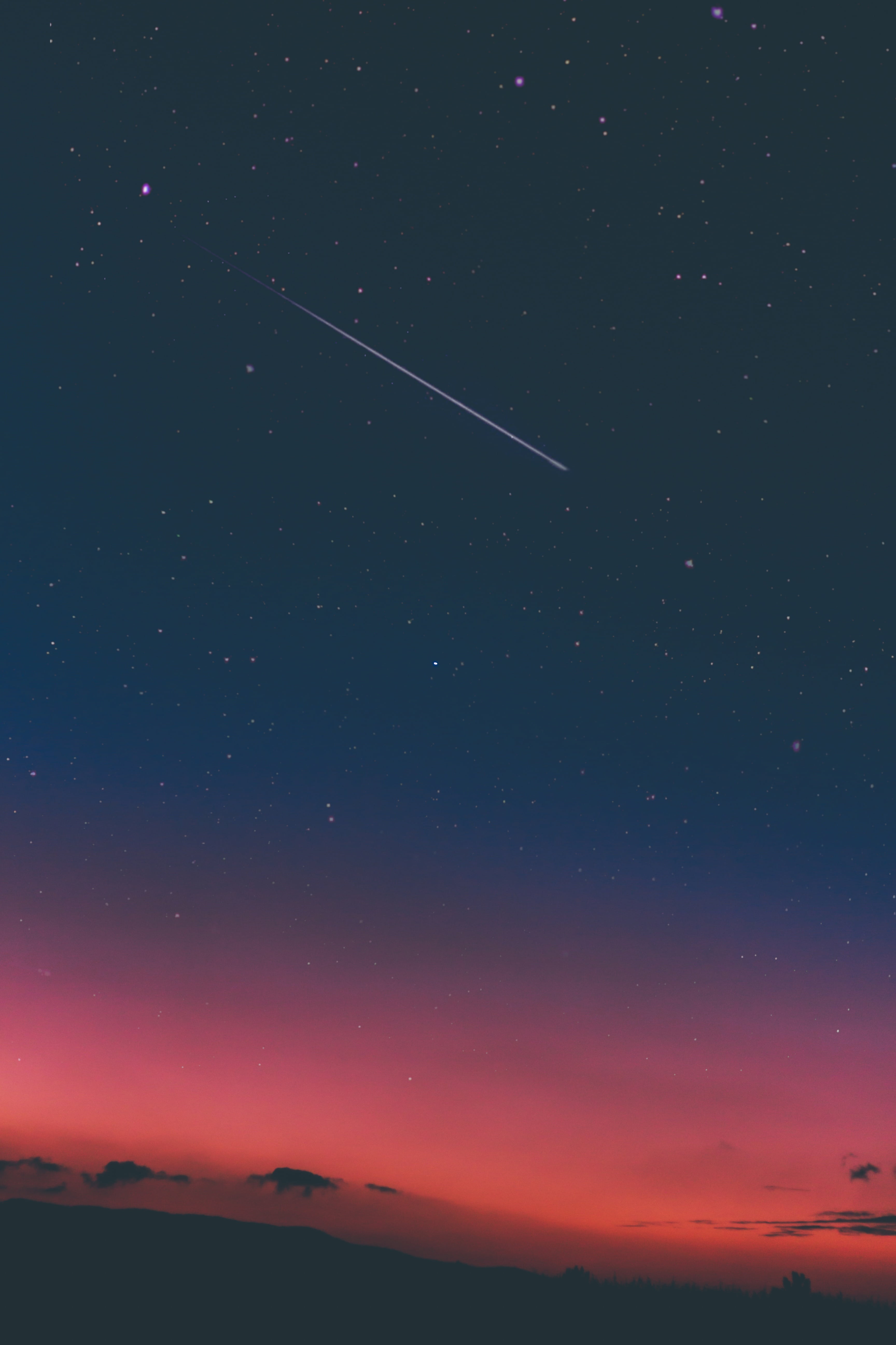 5K, astronomy, nature, galaxy, infinity, home, idyllic, falling, purple, travel, rout, tranquil scene, beauty in nature, star, cloud - sky, sky, no people, Phone HD Wallpaper