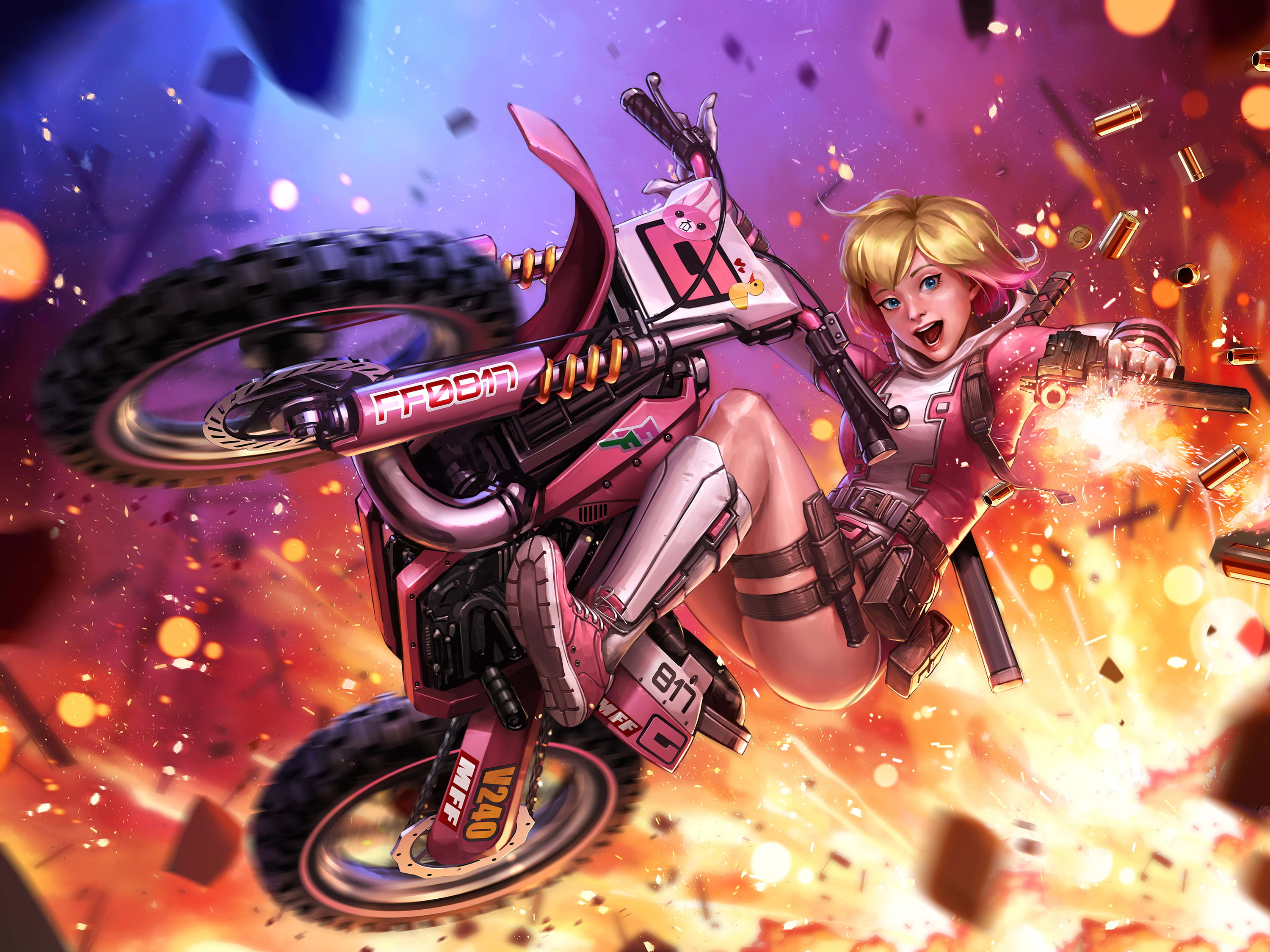 gwenpool, hd, 2K, superheroes, games, marvel future fight, HD Wallpaper