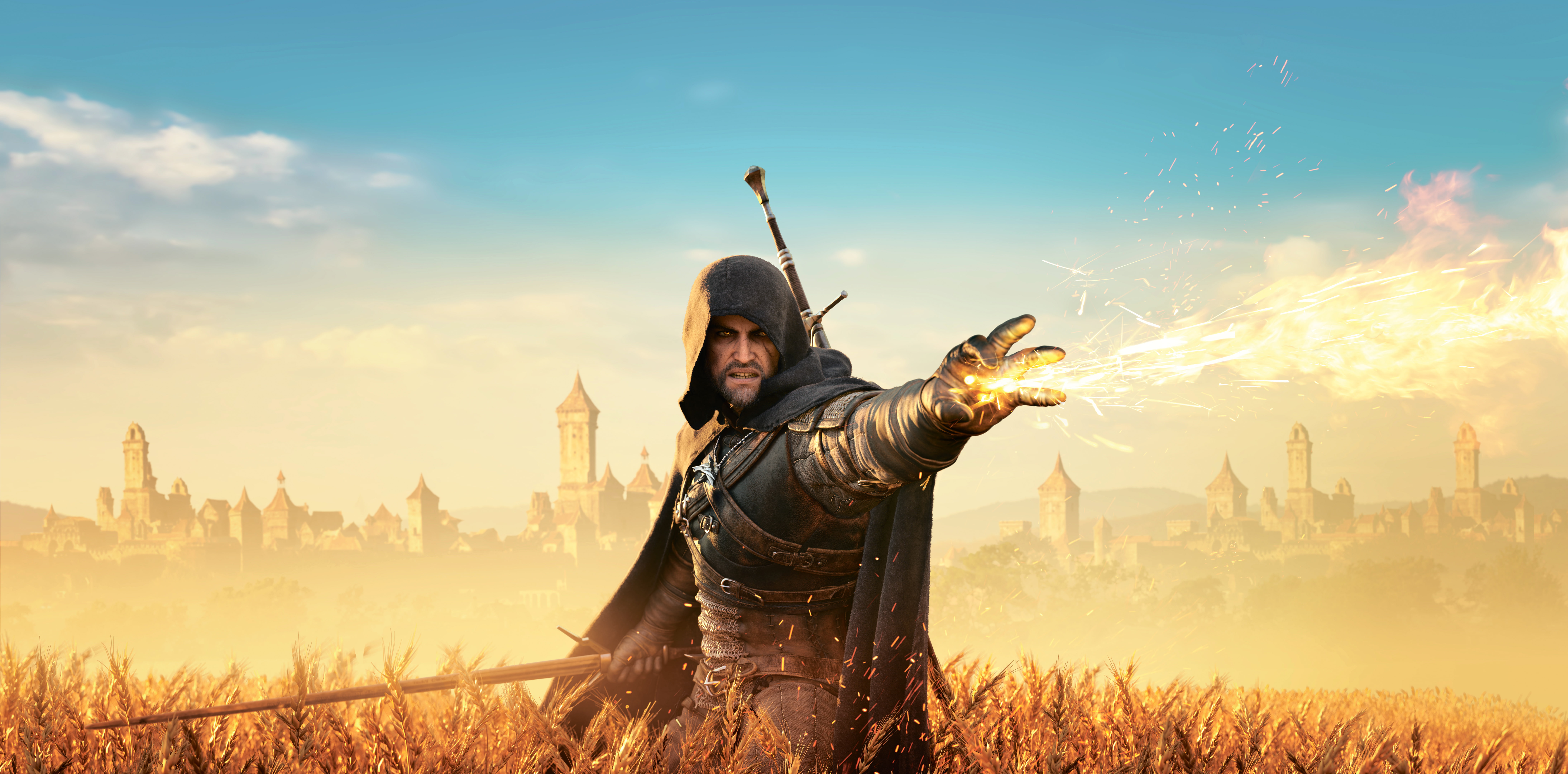 Igni, 8K, 8K, 4K, The Witcher 3: Wild Hunt, HD Wallpaper