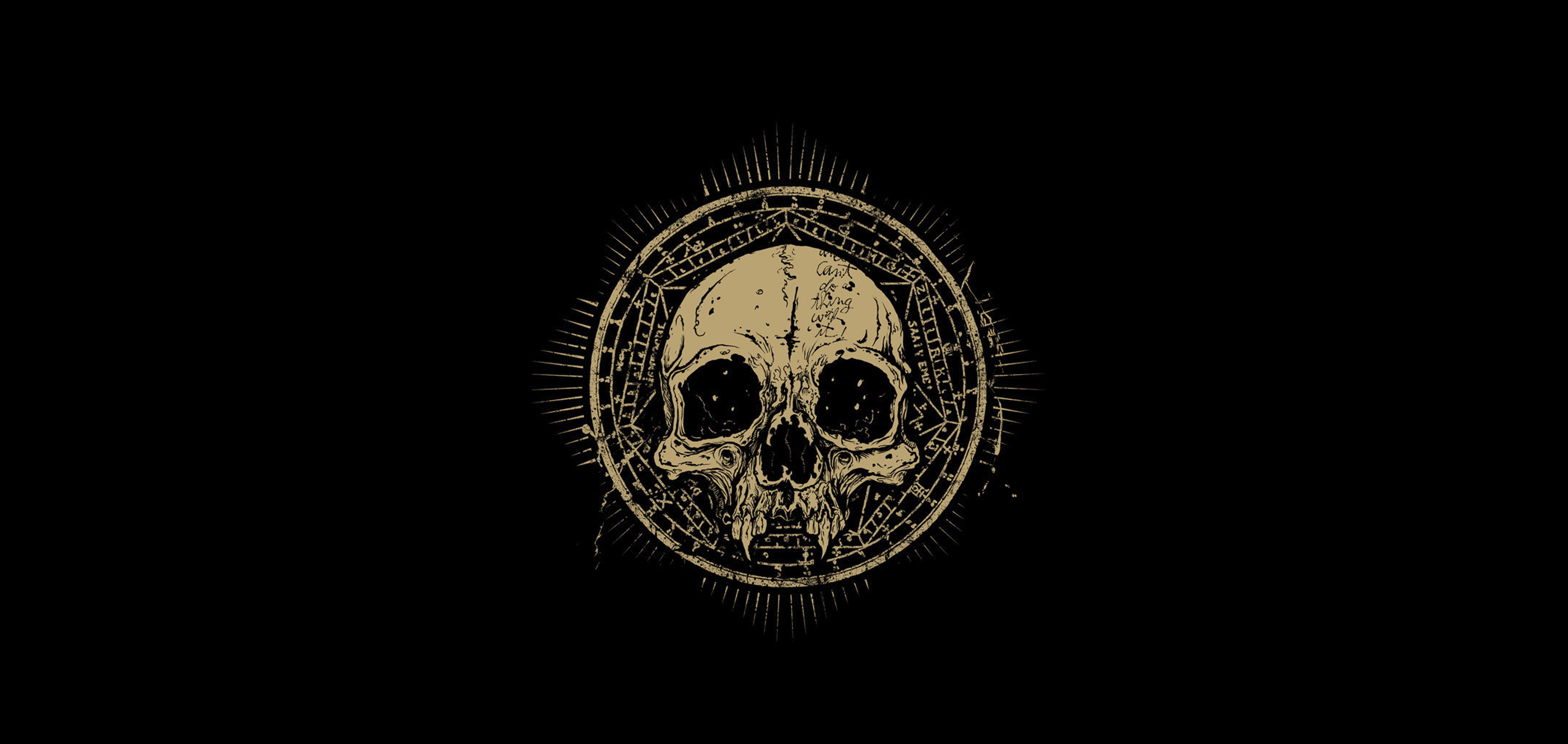 digital, sign, close-up, design, illustration, black background, skull, the darkness, studio shot, dark, characters, no people, shape, spooky, HD Wallpaper