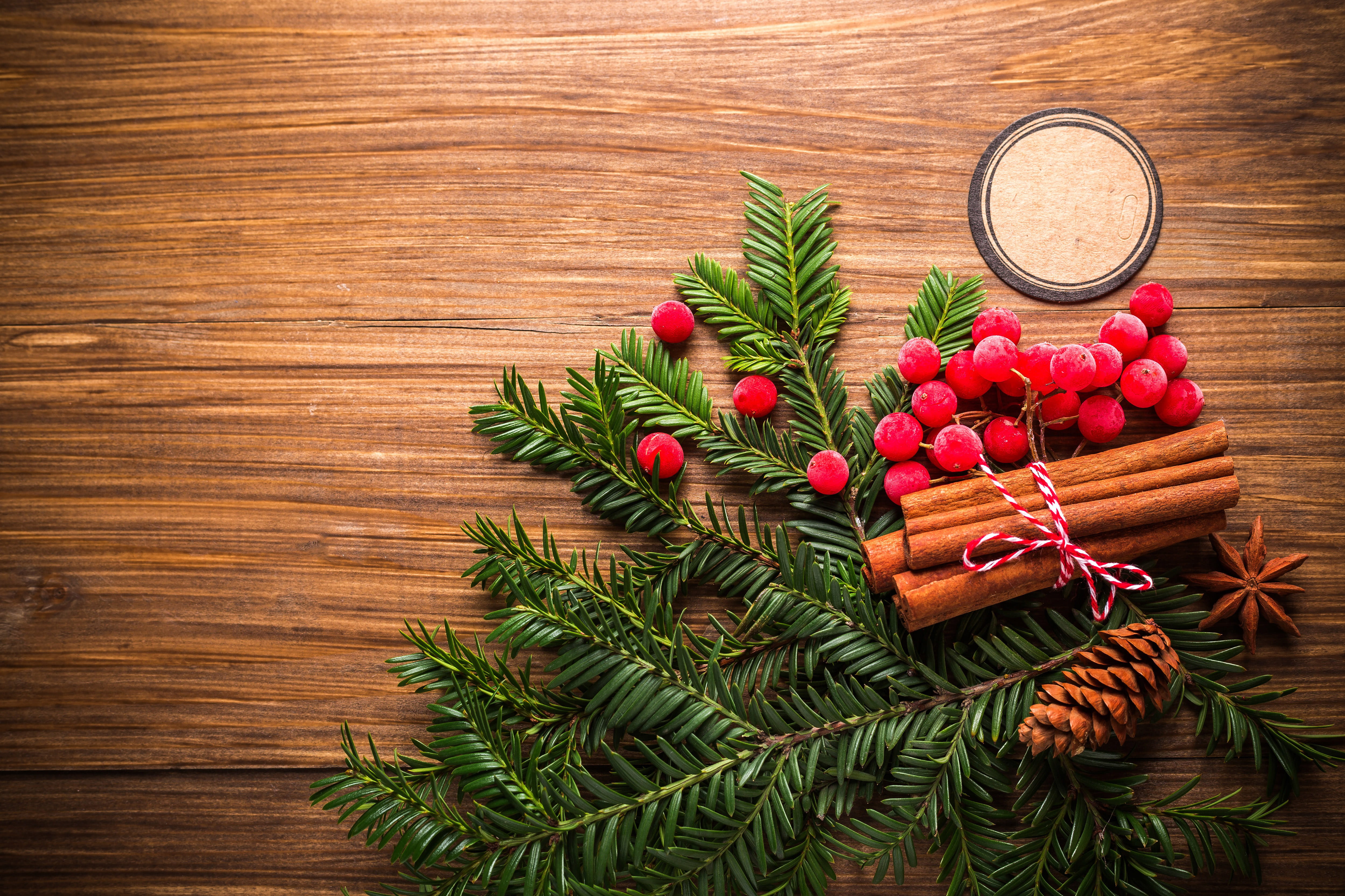 ornate, food and drink, pine Tree, herb, no people, fir Tree, still life, needle - plant part, spruce Tree, Overhead, branch, table, decoration, tree, xmas, HD Wallpaper