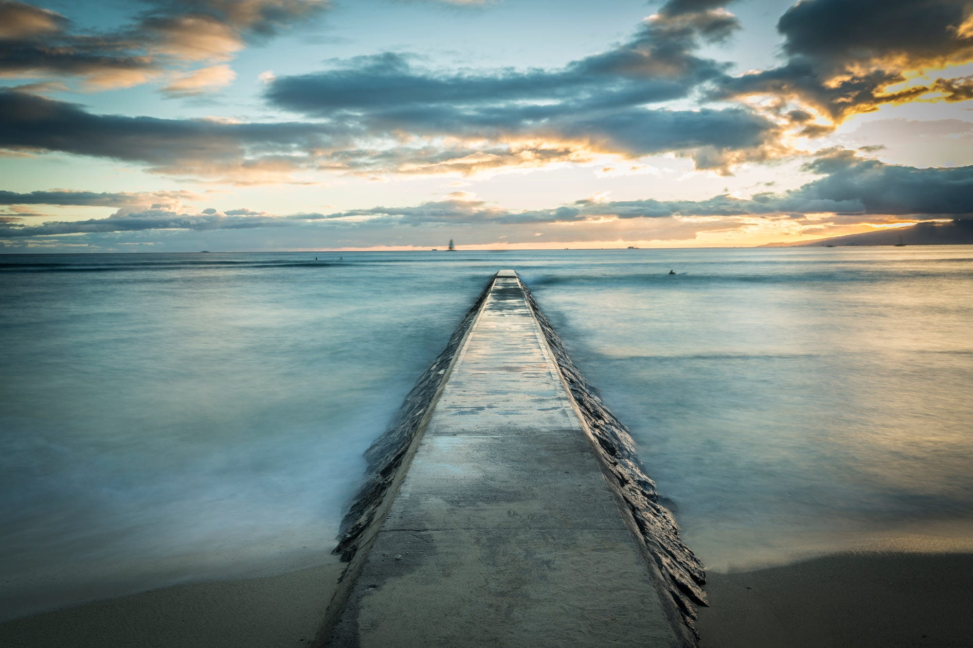 water, long, long exposure, x, Clouds, games, art, HORIZON, px, sky, 2000x1333 px, sunset, exposure, mario, Landscape, video, Hawaii, hd, 1080P, nature, HD Wallpaper