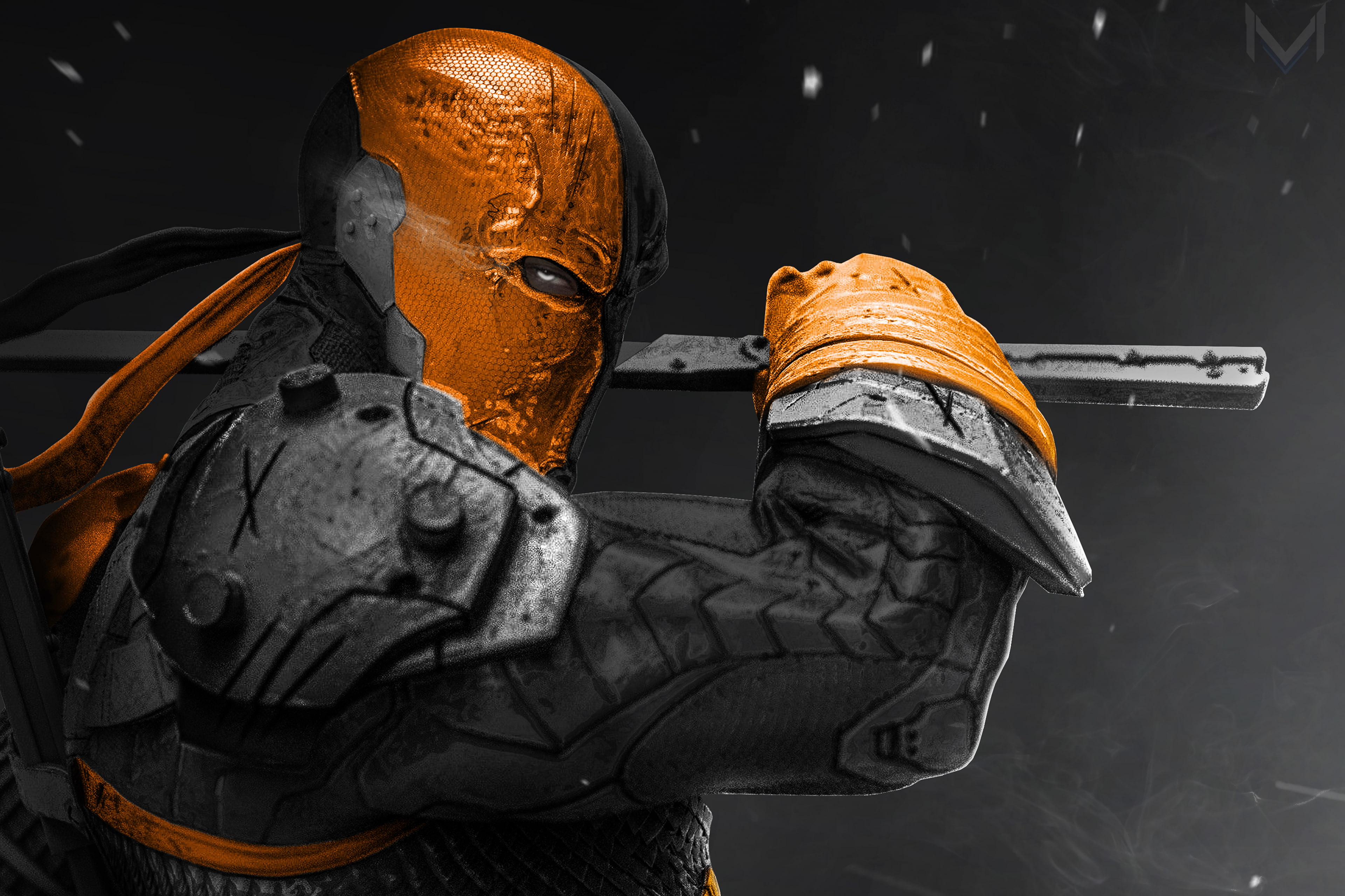 DC Comics, 4K, 4K, Deathstroke, HD Wallpaper