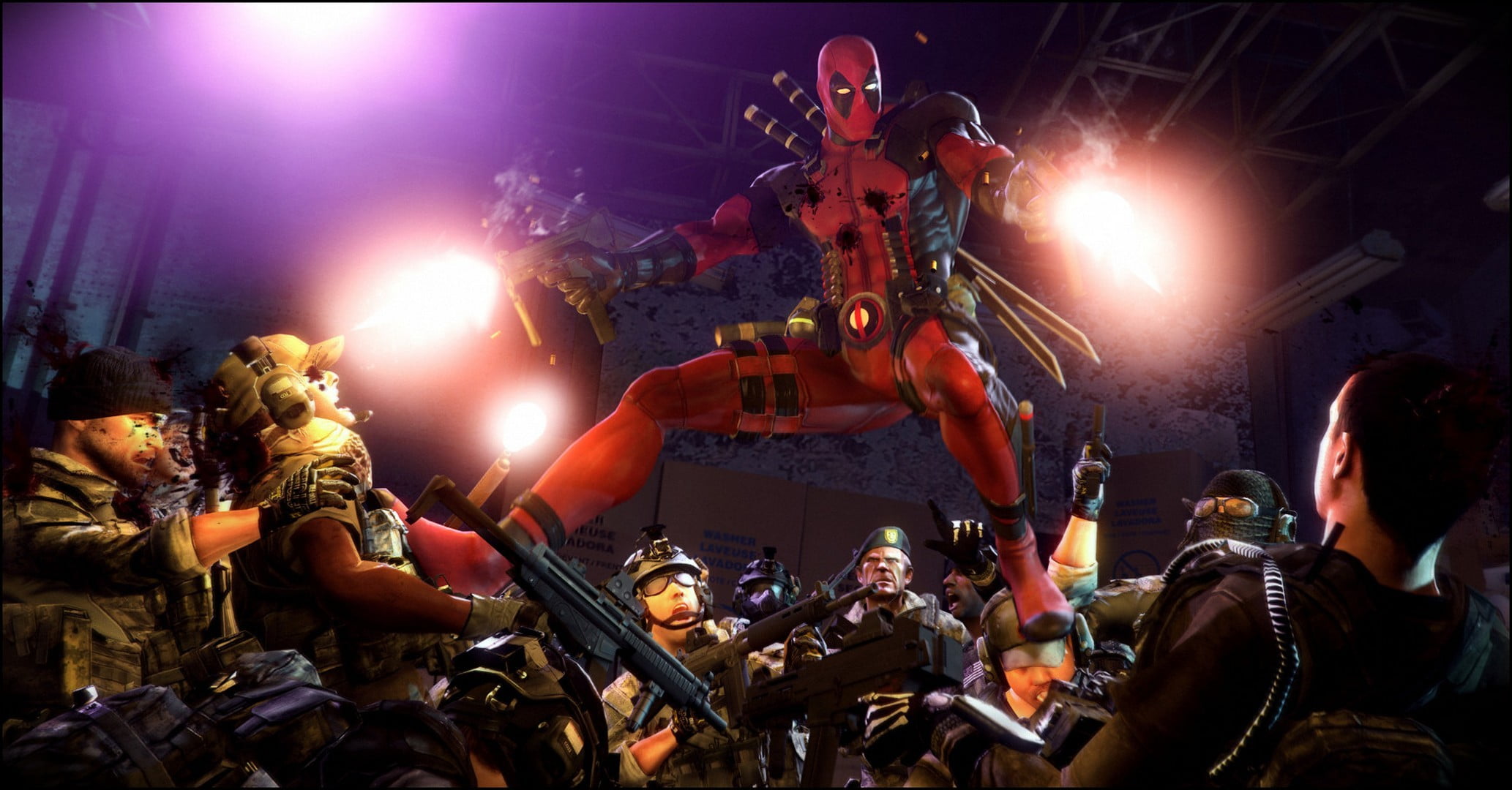 occupation, night, skill, rock music, crowd, electric guitar, marvel comics, mercenary, fire, deadpool, group of people, performance, mask, artist, wade wilson, HD Wallpaper