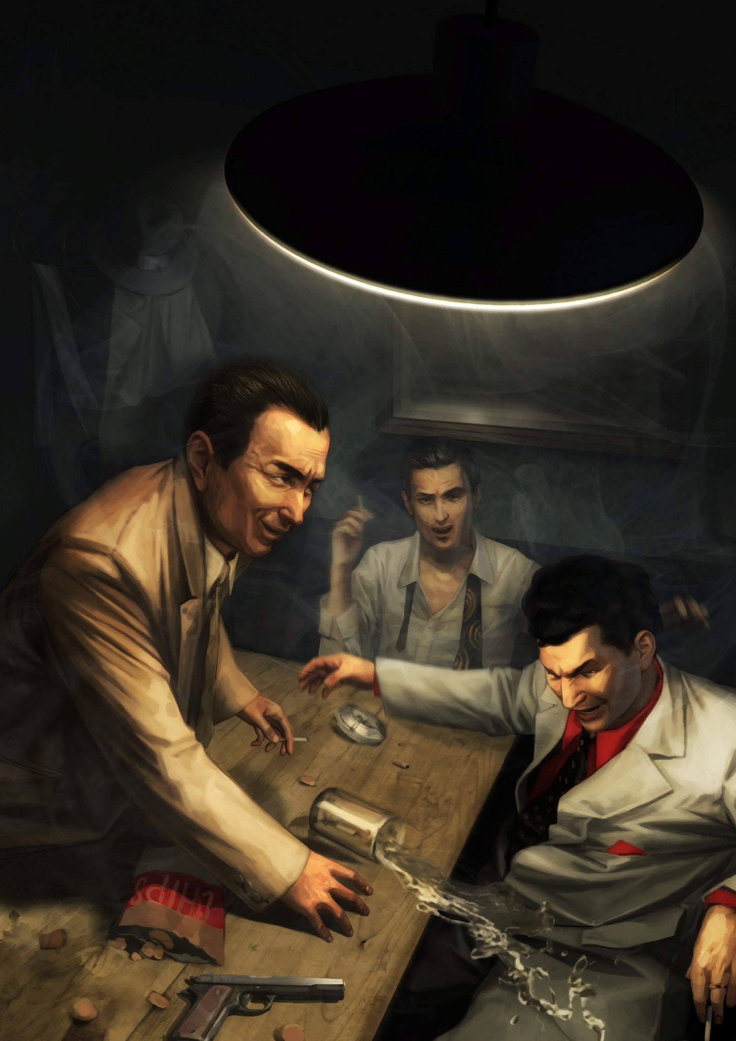1080P, Mafia II, Mafia, artwork, video games, Phone HD Wallpaper
