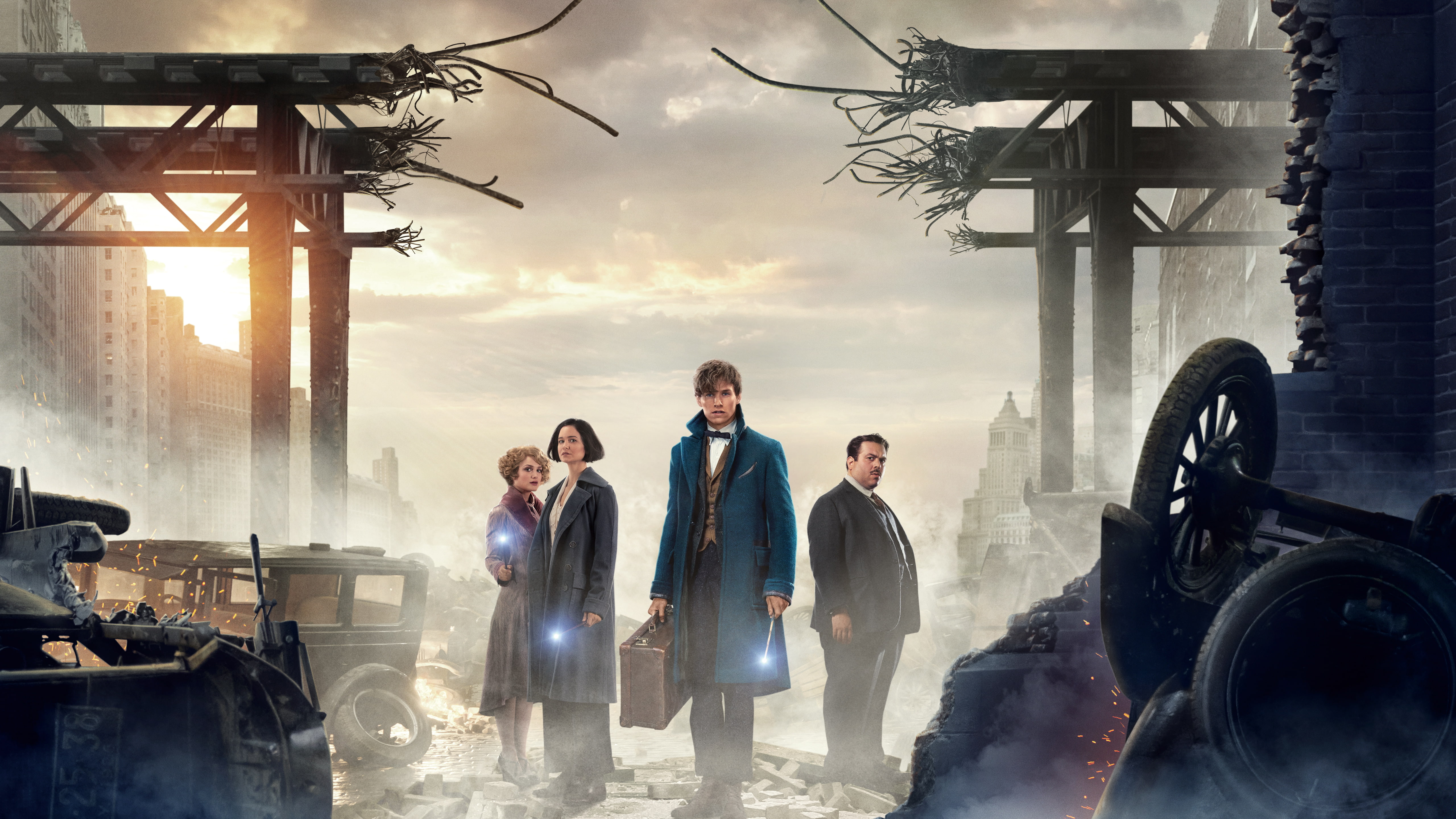 mid adult, young adult, togetherness, men, males, well-dressed, 5K, suit, teamwork, business, adult, cooperation, standing, women, nature, Fantastic Beasts and Where to Find Them, HD Wallpaper