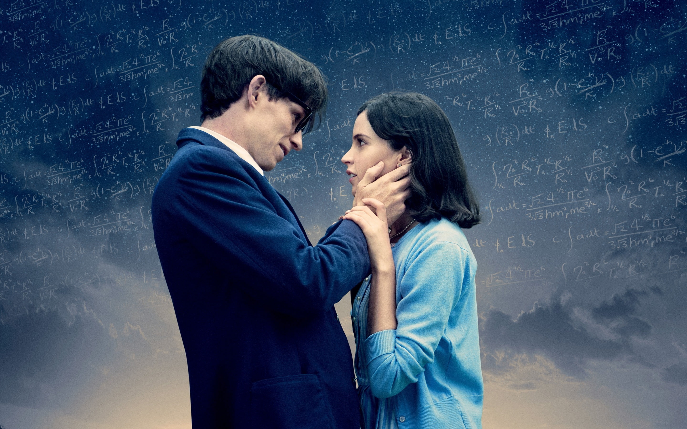 theory, Jane Hawking, Stephen Hawking, Eddie Redmayne, Felicity Jones, everything, 2K, HD Wallpaper