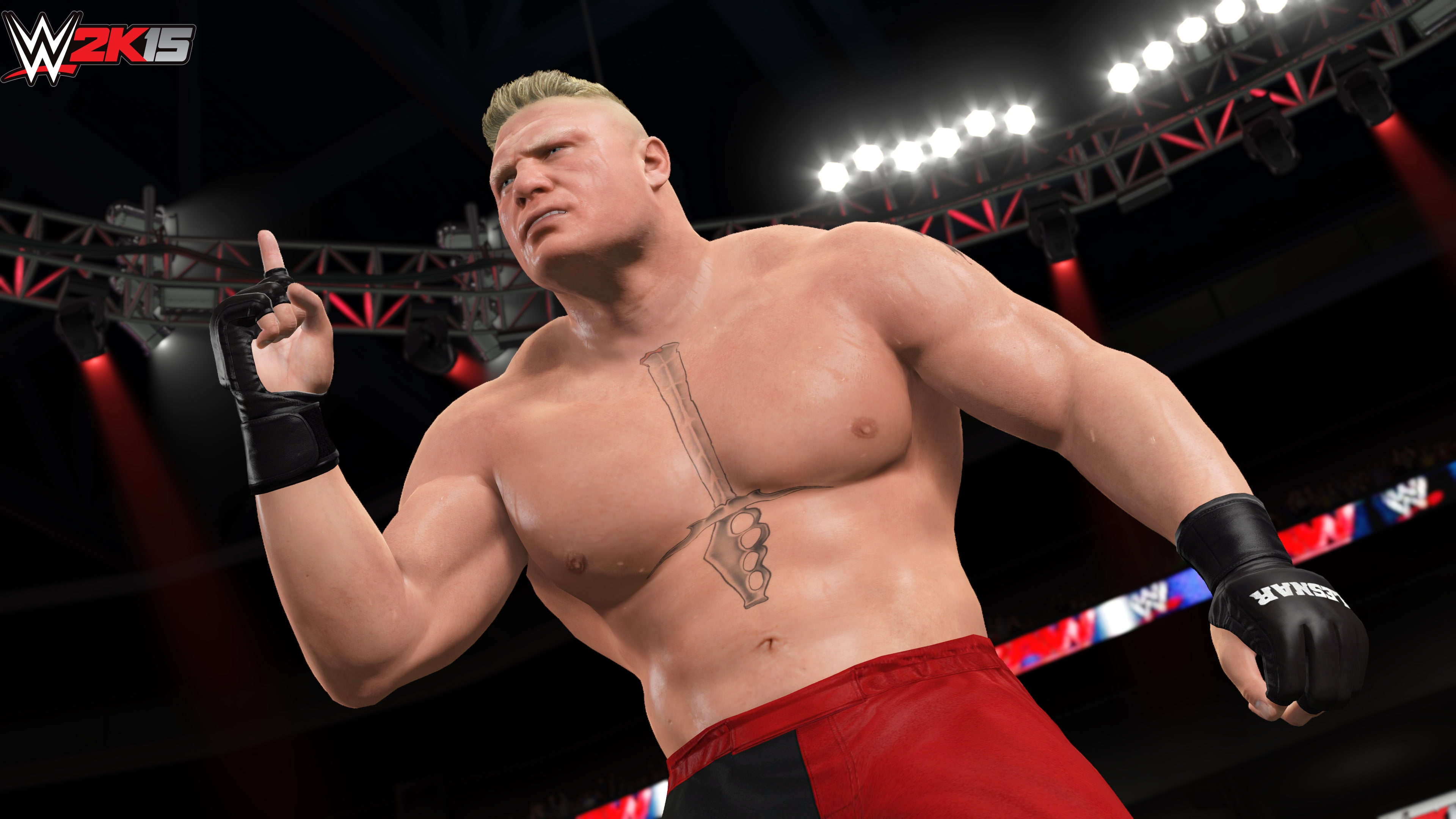 brock, wk, action, 4K, wrestling, lesnar, HD Wallpaper