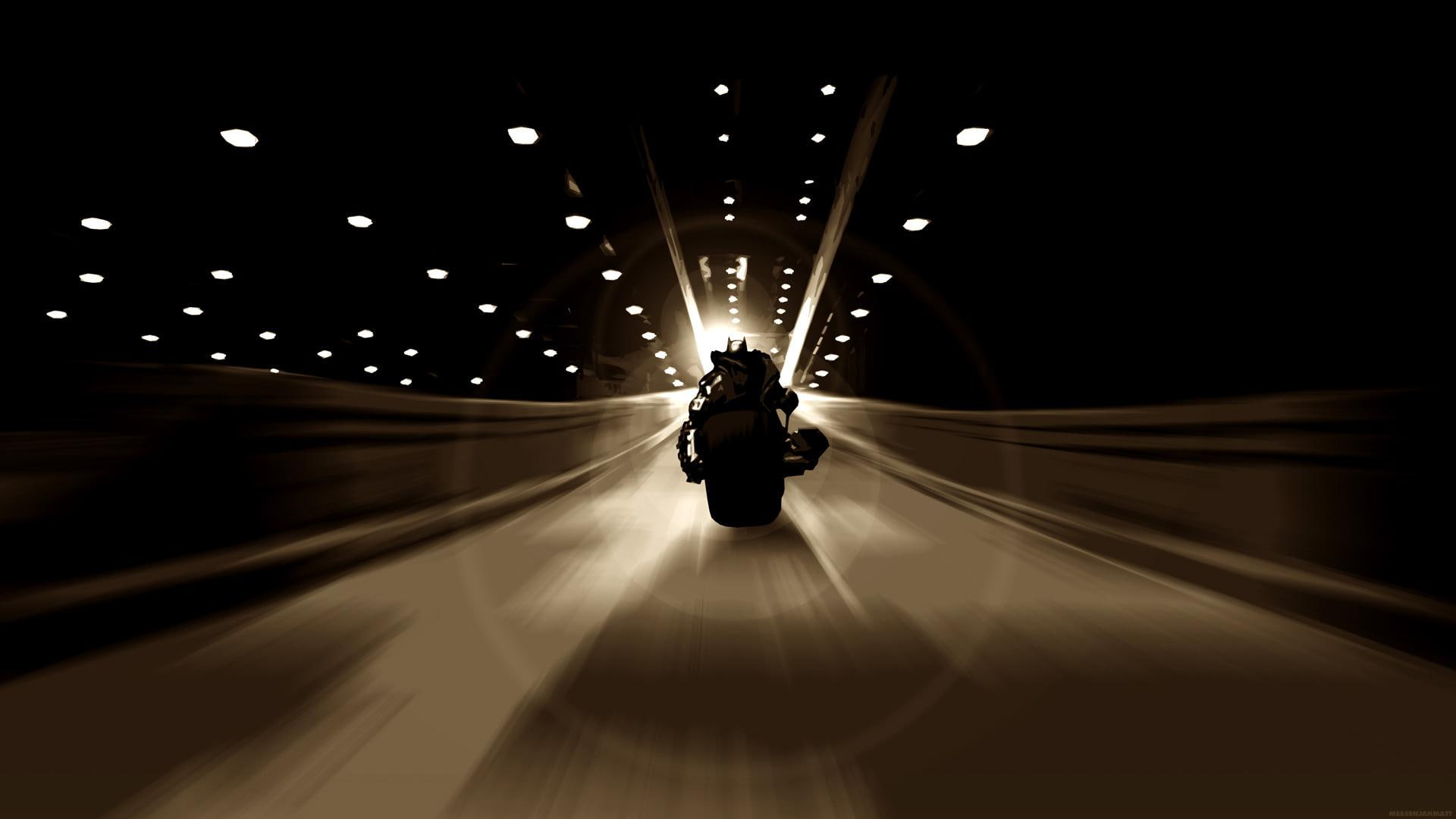 1080P, dark, movies, batpod, knight, batman, HD Wallpaper