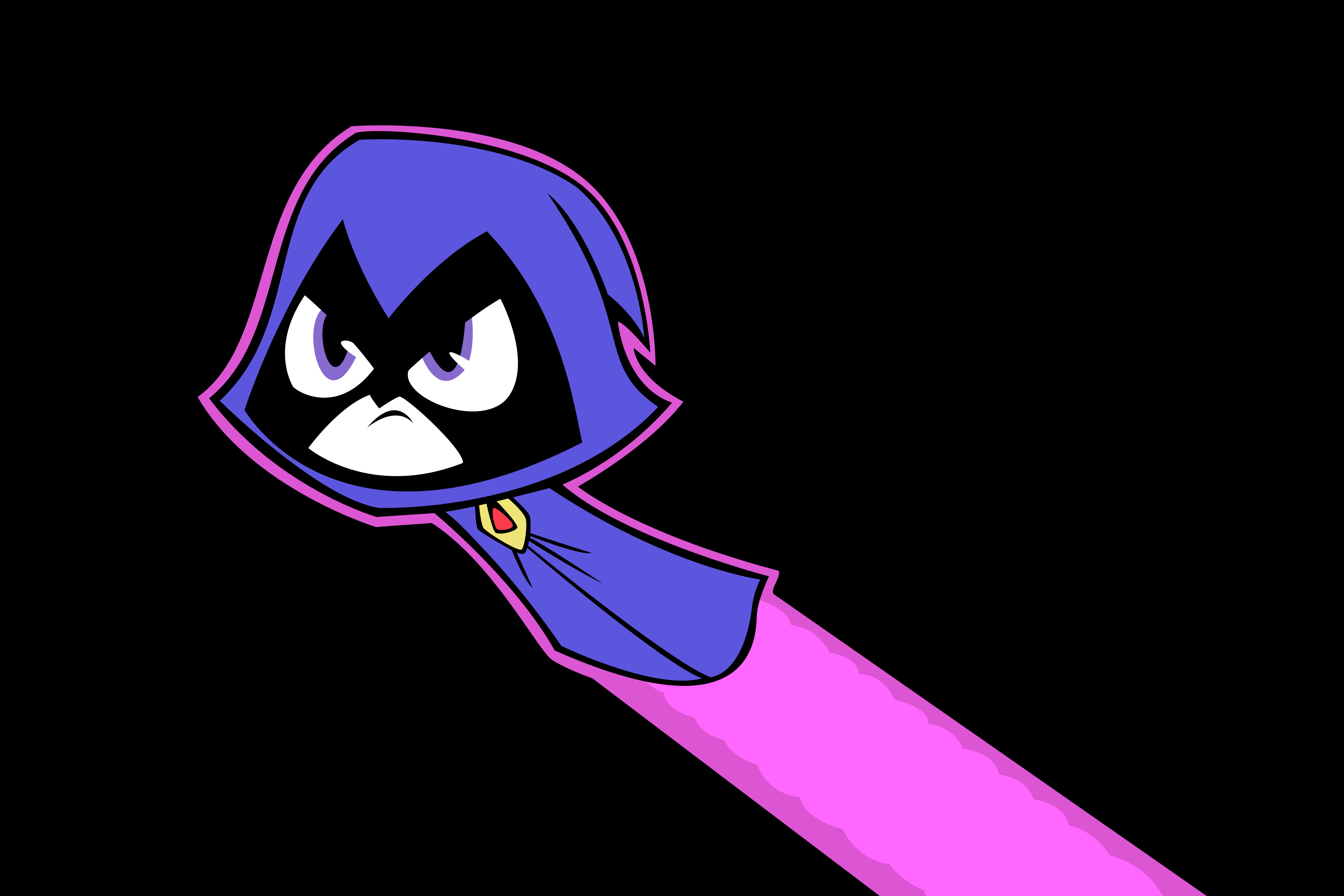 human representation, studio shot, black background, illuminated, cut out, geometric shape, Teen Titans, dark, night, indoors, single object, shape, circle, HD Wallpaper