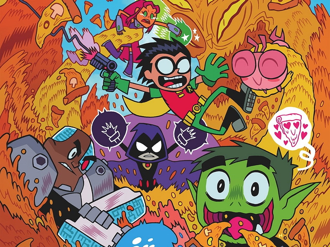 720P, teen titans go, HD Wallpaper