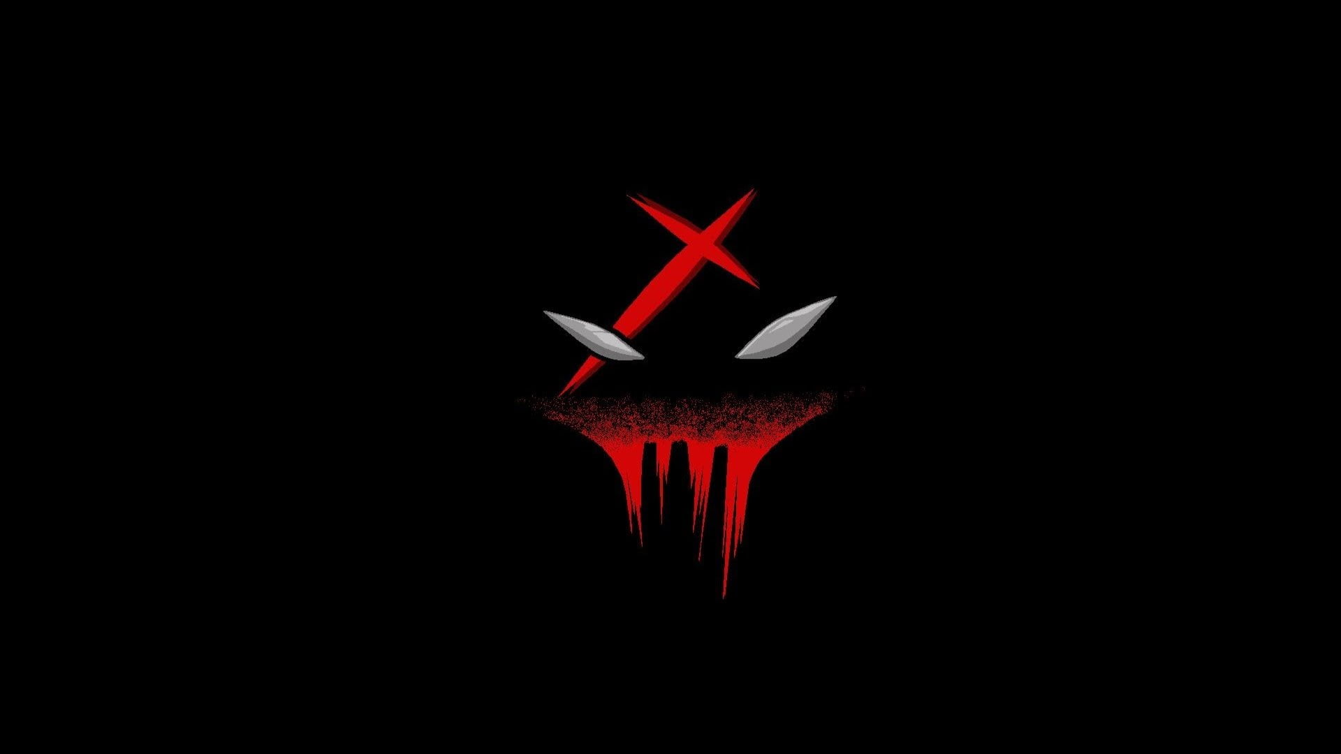 indoors, heat - temperature, abstract, black background, sign, no people, Red X, nature, burning, copy space, 1080P, close-up, fire, DC Comics, brightly lit, HD Wallpaper