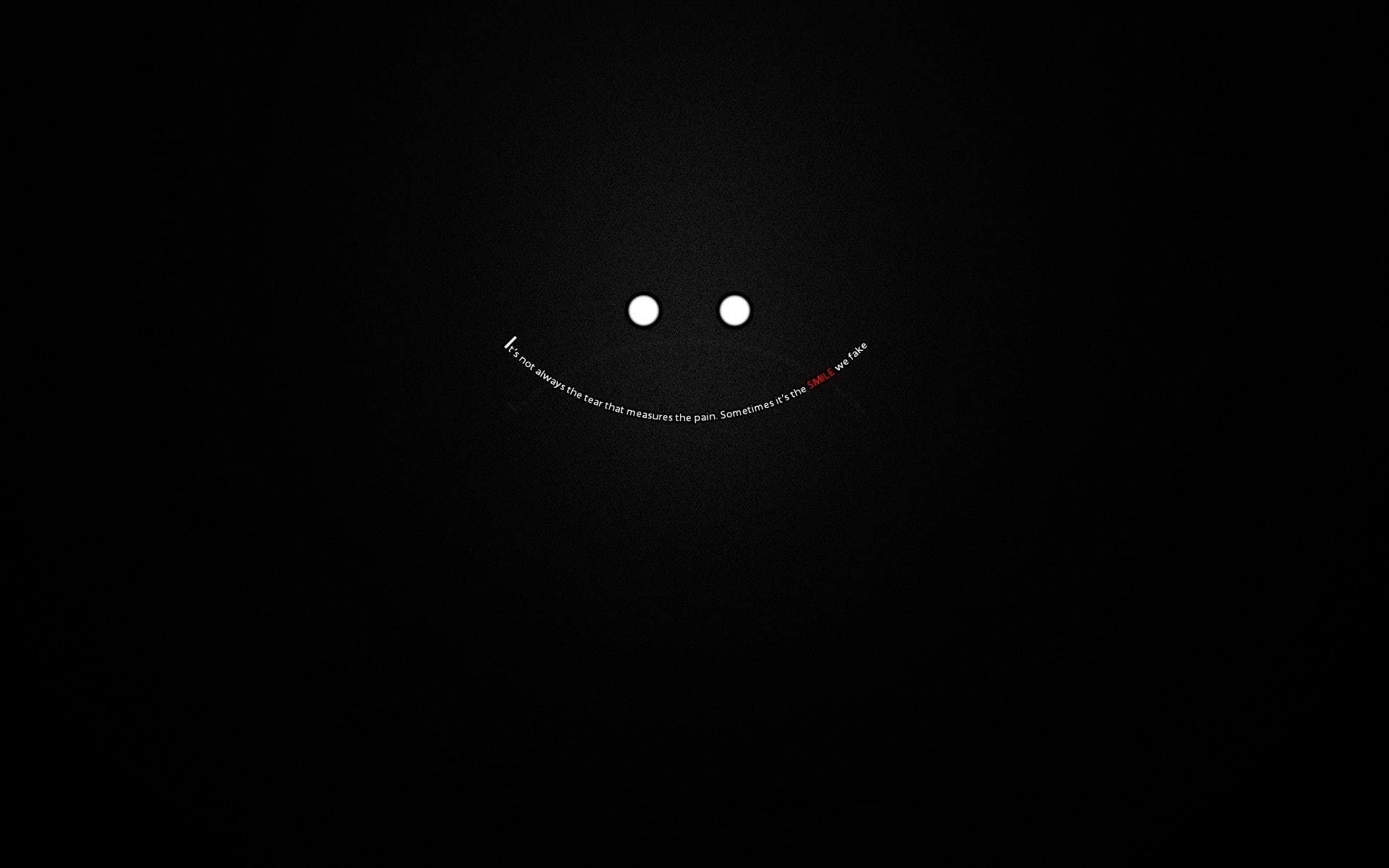 sad, smiling, quote, 1080P, HD Wallpaper