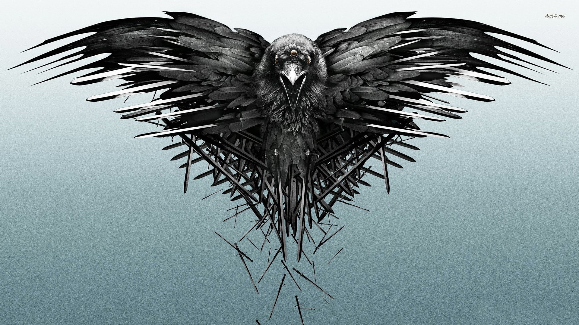 Game of Thrones, crow, 1080P, sword, HD Wallpaper