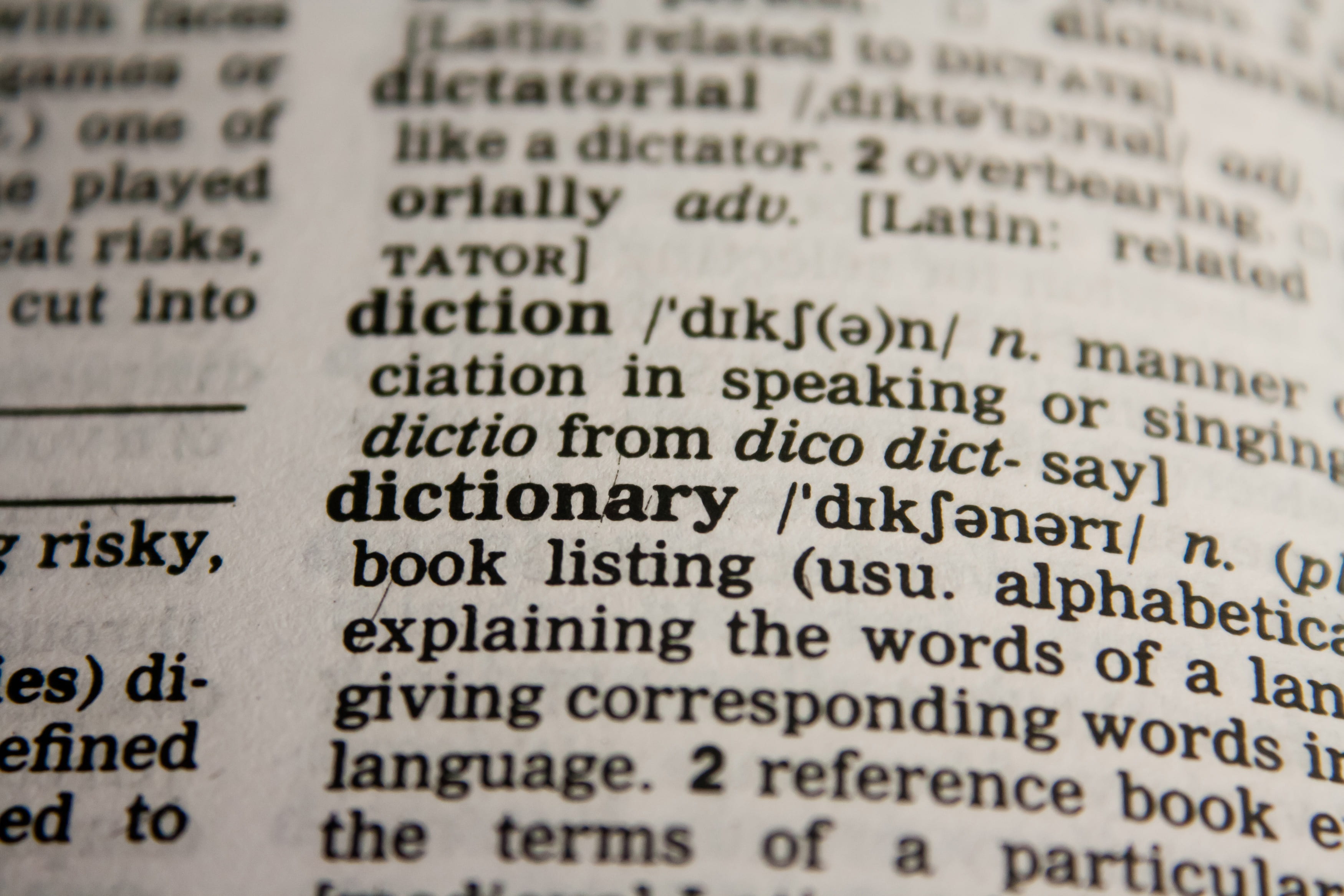 lookup, abc, data, book, textbook, dictionary, typescript, learning, page, sign, grammar, text, literature, library, student, 2K, education, selective focus, HD Wallpaper