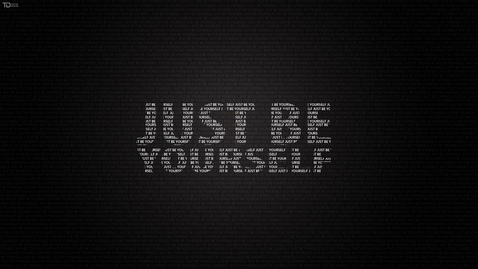 1080P, phrase, just be yourself, word, HD Wallpaper