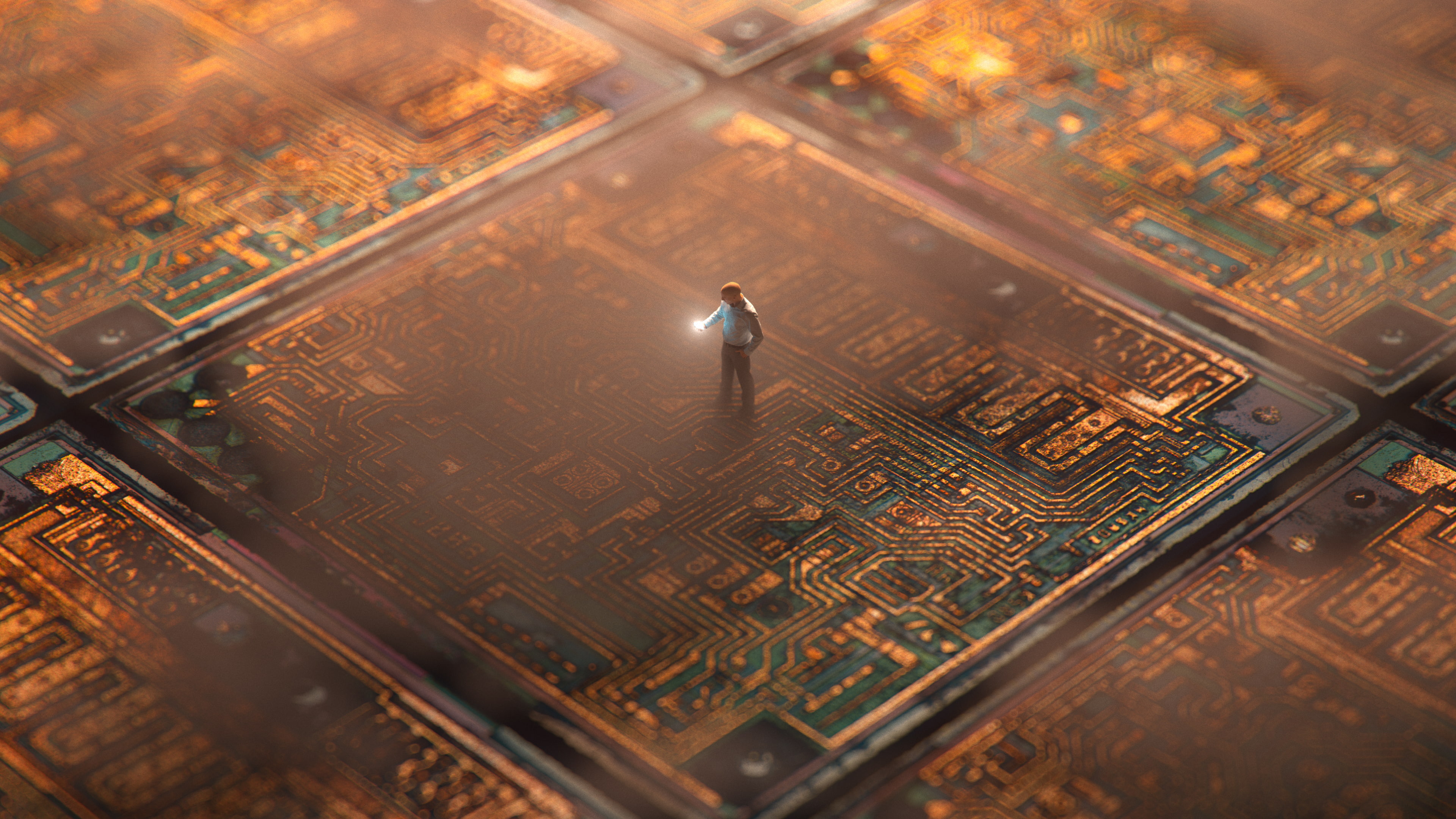 Circuits, 4K, Tech, HD, 4K, Addicted, Man, Chips, HD Wallpaper
