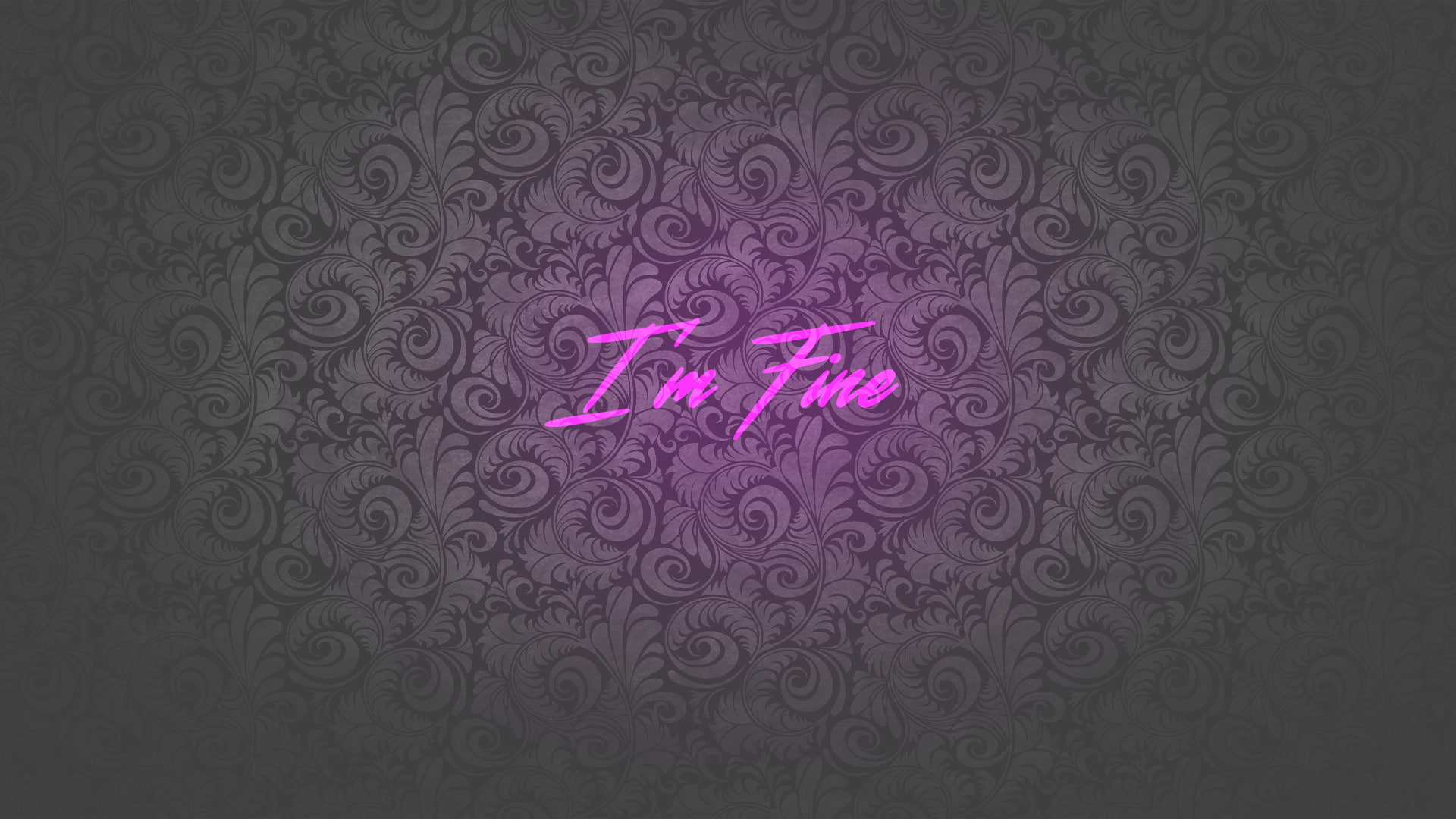 dark, advice, motivational, 1080P, smiling, pink, HD Wallpaper