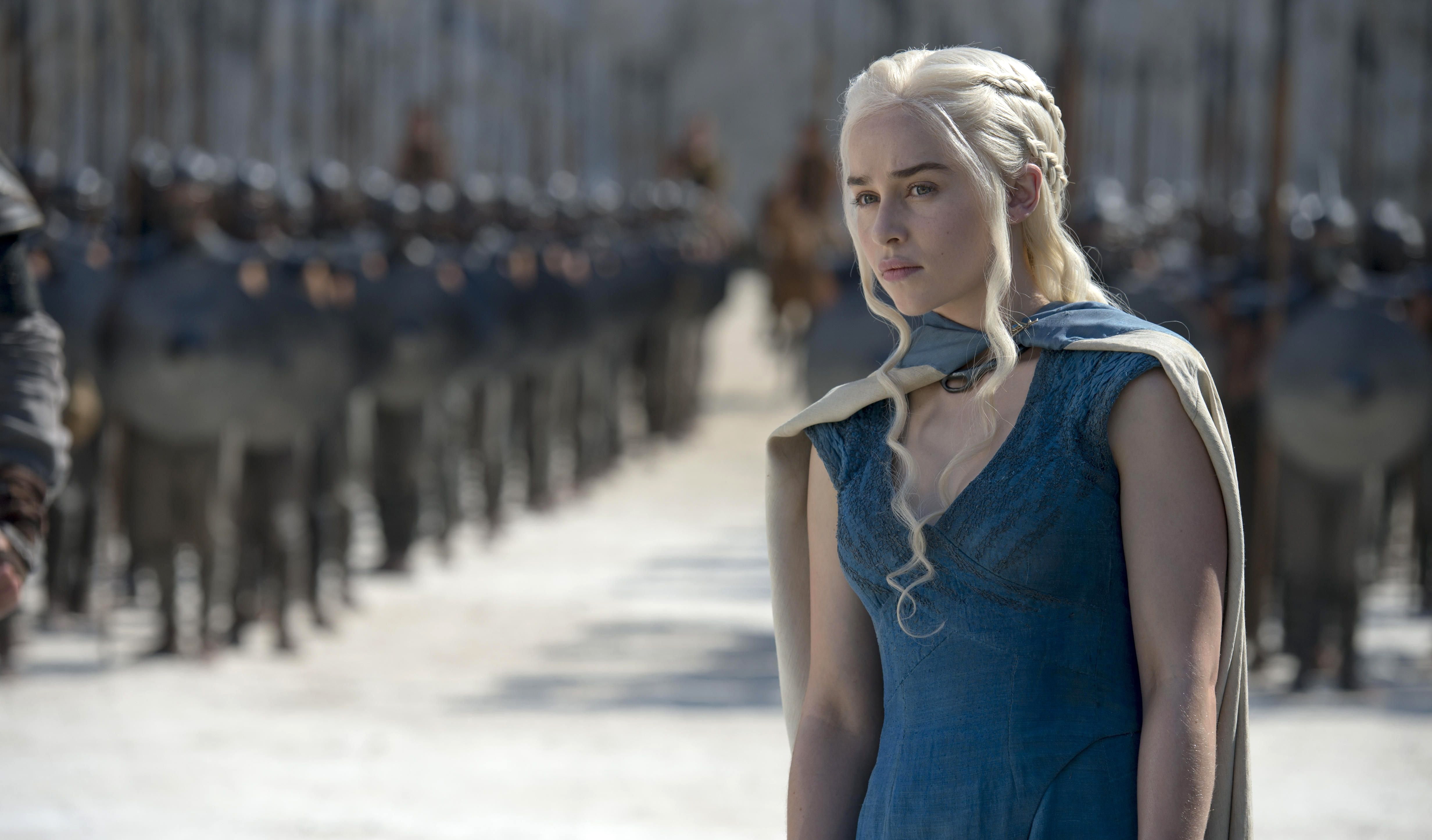 Season 4, Emilia Clarke, 4K, Daenerys Targaryen, Game of Thrones, HD Wallpaper