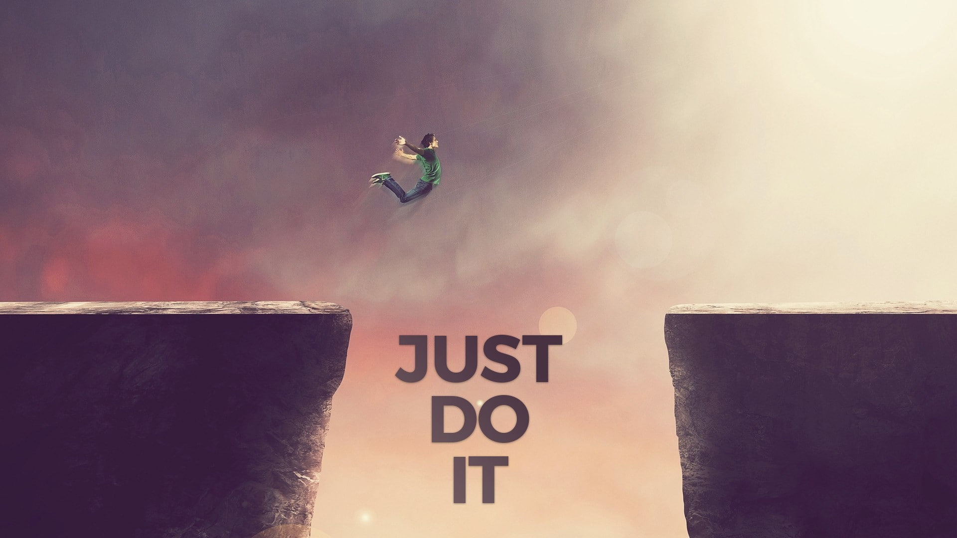 jumping, Nike, 1080P, motivational, HD Wallpaper