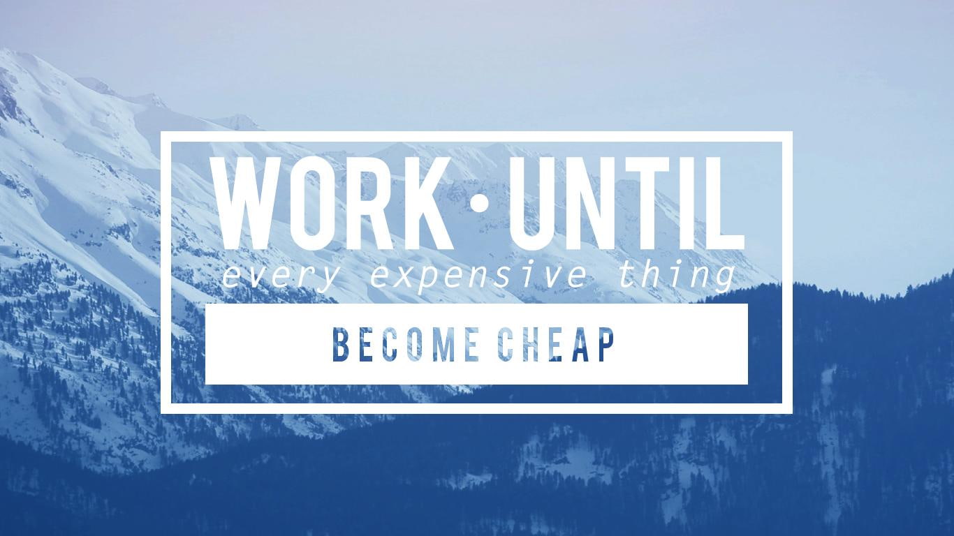 motivational, background, simple background, simple, 720P, become, cheap, work, typography, landscape, 1366x768, HD Wallpaper
