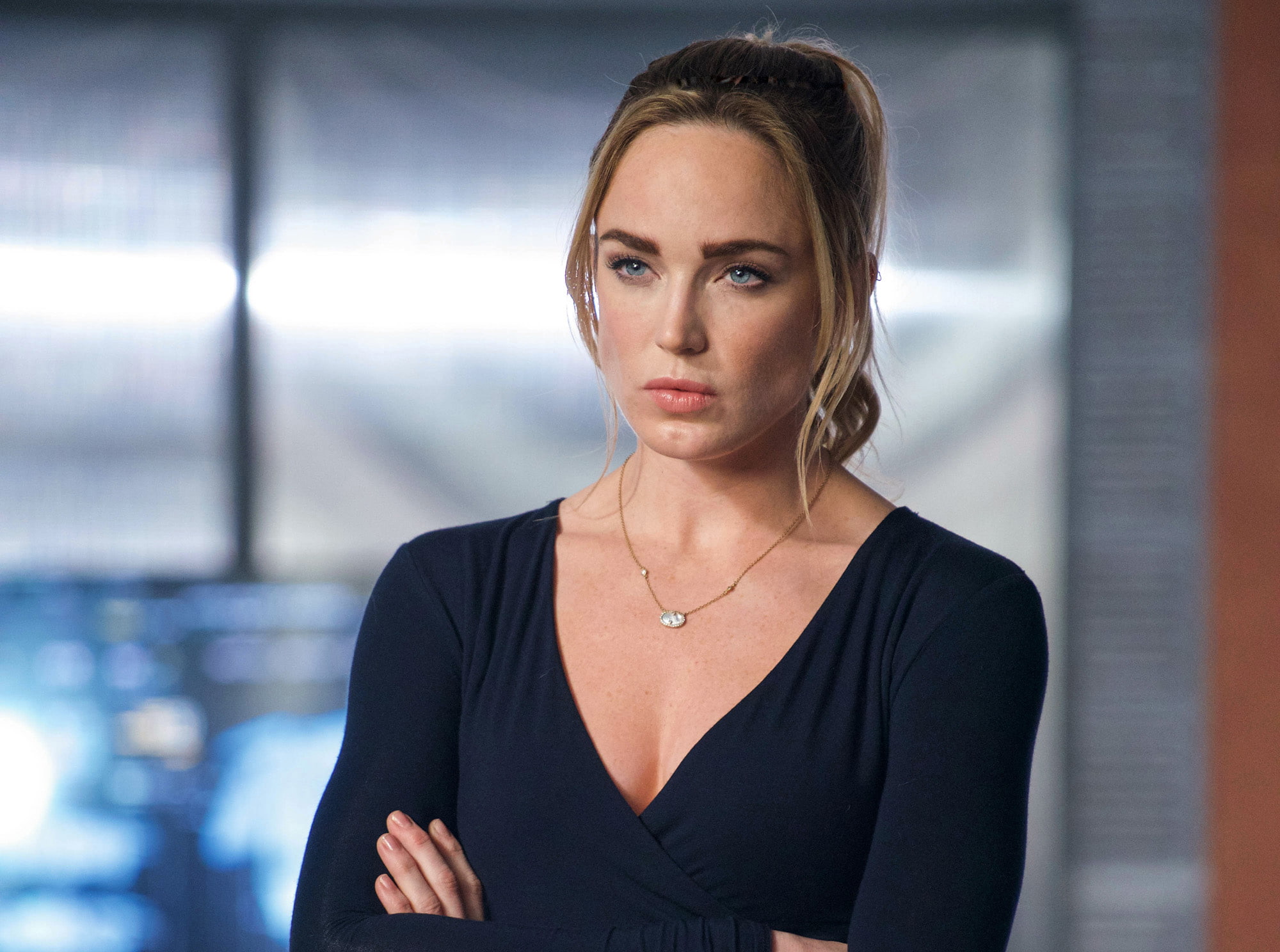 serious, legends of tomorrow, females, business person, beautiful woman, looking at camera, headshot, women, one person, front view, standing, businesswoman, HD Wallpaper