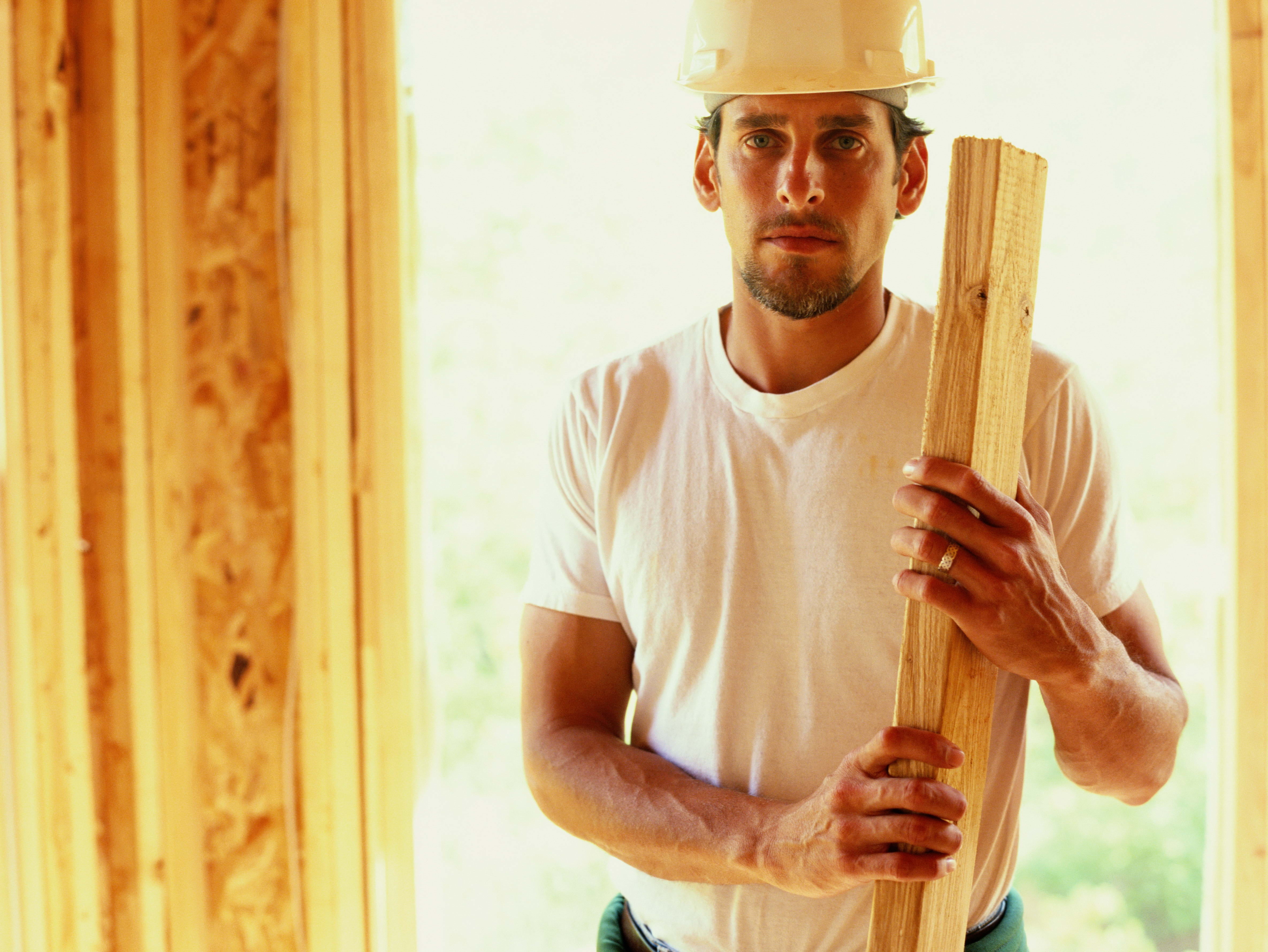 building - Activity, construction Frame, incomplete, house, industry, waist up, architecture, professional Occupation, mid Adult Men, confidence, one Person, HD Wallpaper