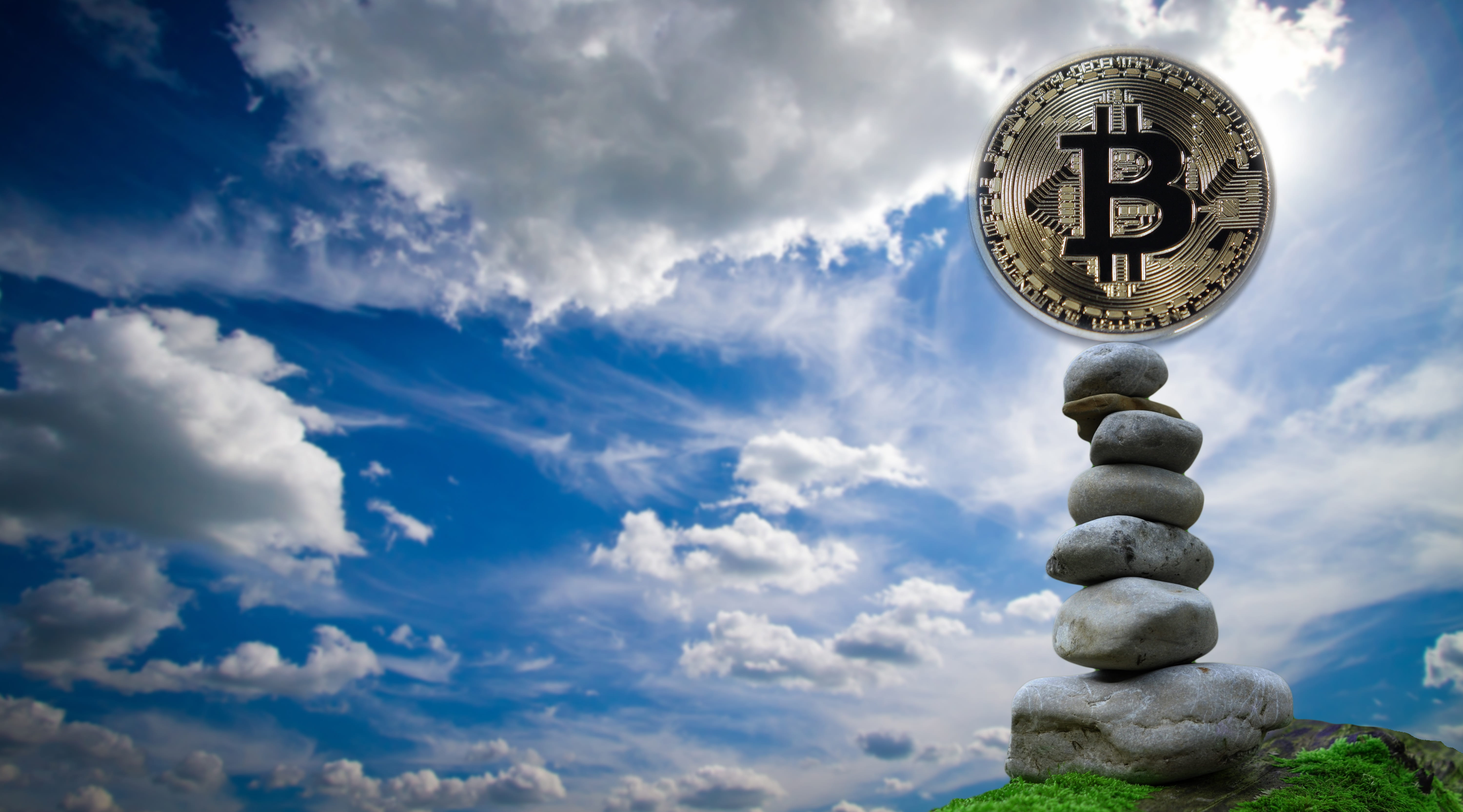 cloud - sky, stable, finance, digital, respect, stone, stability, balance, rock - object, 5K, day, course, pebble, no people, stone - object, cloudy, text, HD Wallpaper