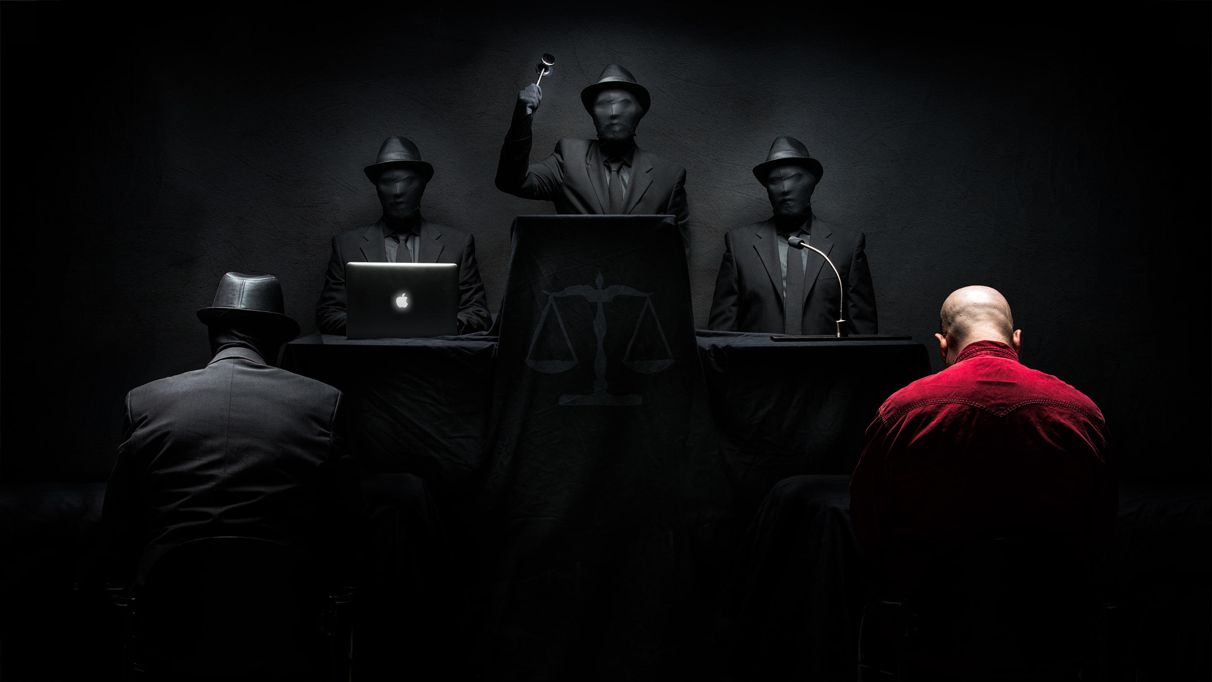 the court, blind justice, men, the sentence, 1080P, HD Wallpaper