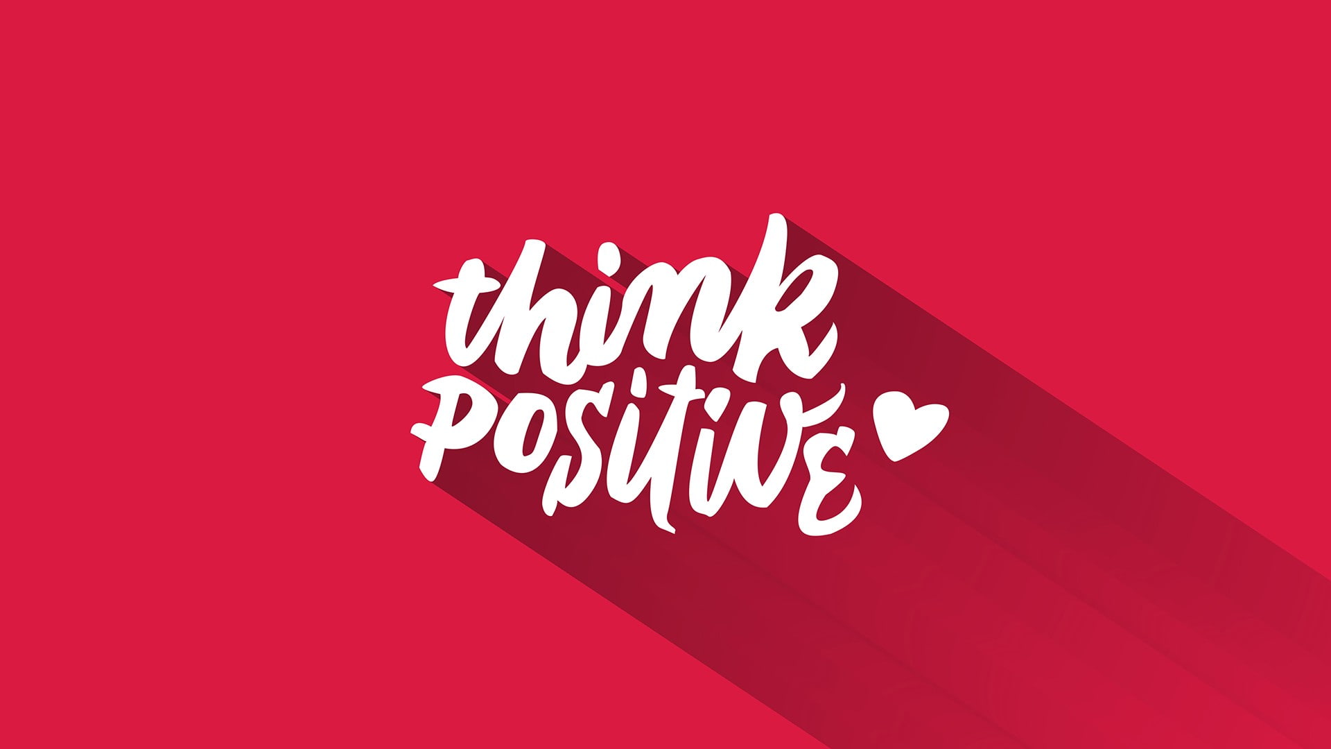 positive, Saying, think, text, Think Positive, 1080P, Typography, HD, overlay, HD Wallpaper