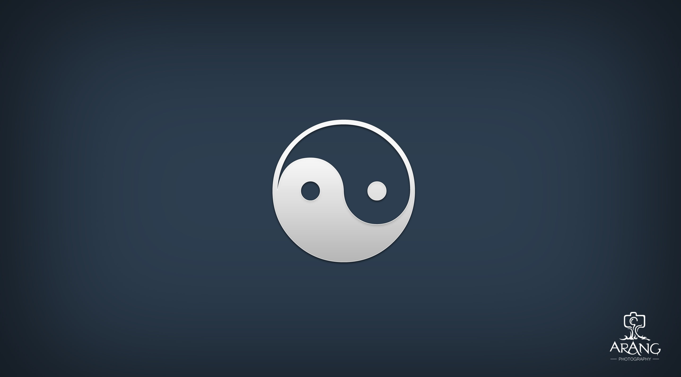 cut out, yin, new photo kung fu, yang, fu, blue, Artistic, black background, Typography, communication, kung fu 2014 logo, anthropomorphic, indoors, 2K, HD Wallpaper