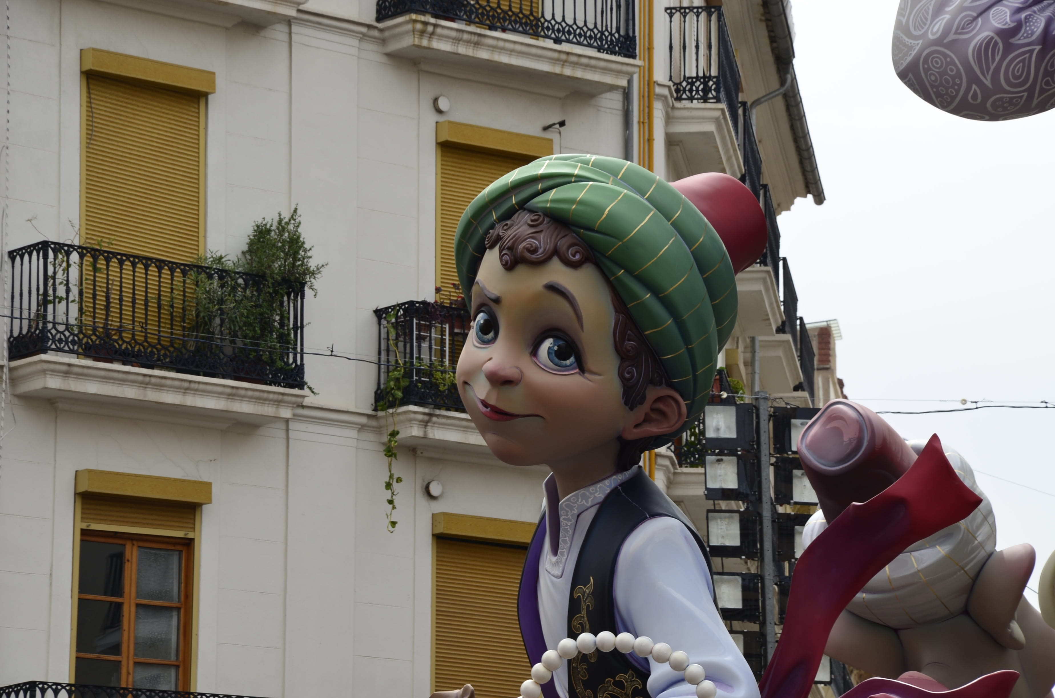 women, one person, building exterior, looking away, headshot, 2K, helmet, portrait, fallas monument, outdoors, failures, children only, Ninot, tradition, HD Wallpaper