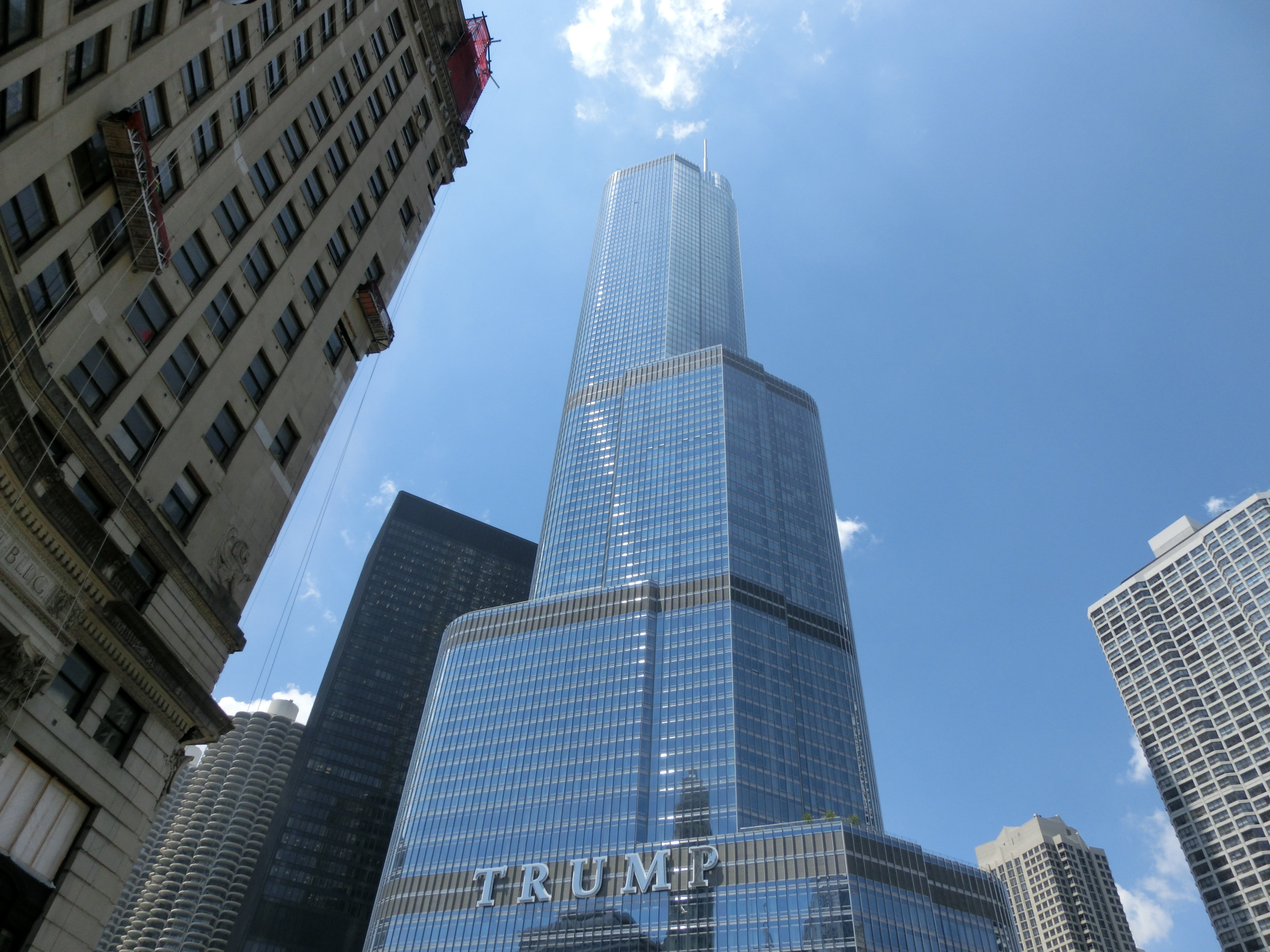 chicago, right-populist, tall - high, america, blue, candidate, financial district, day, office building exterior, low angle view, no people, sky, office, HD Wallpaper