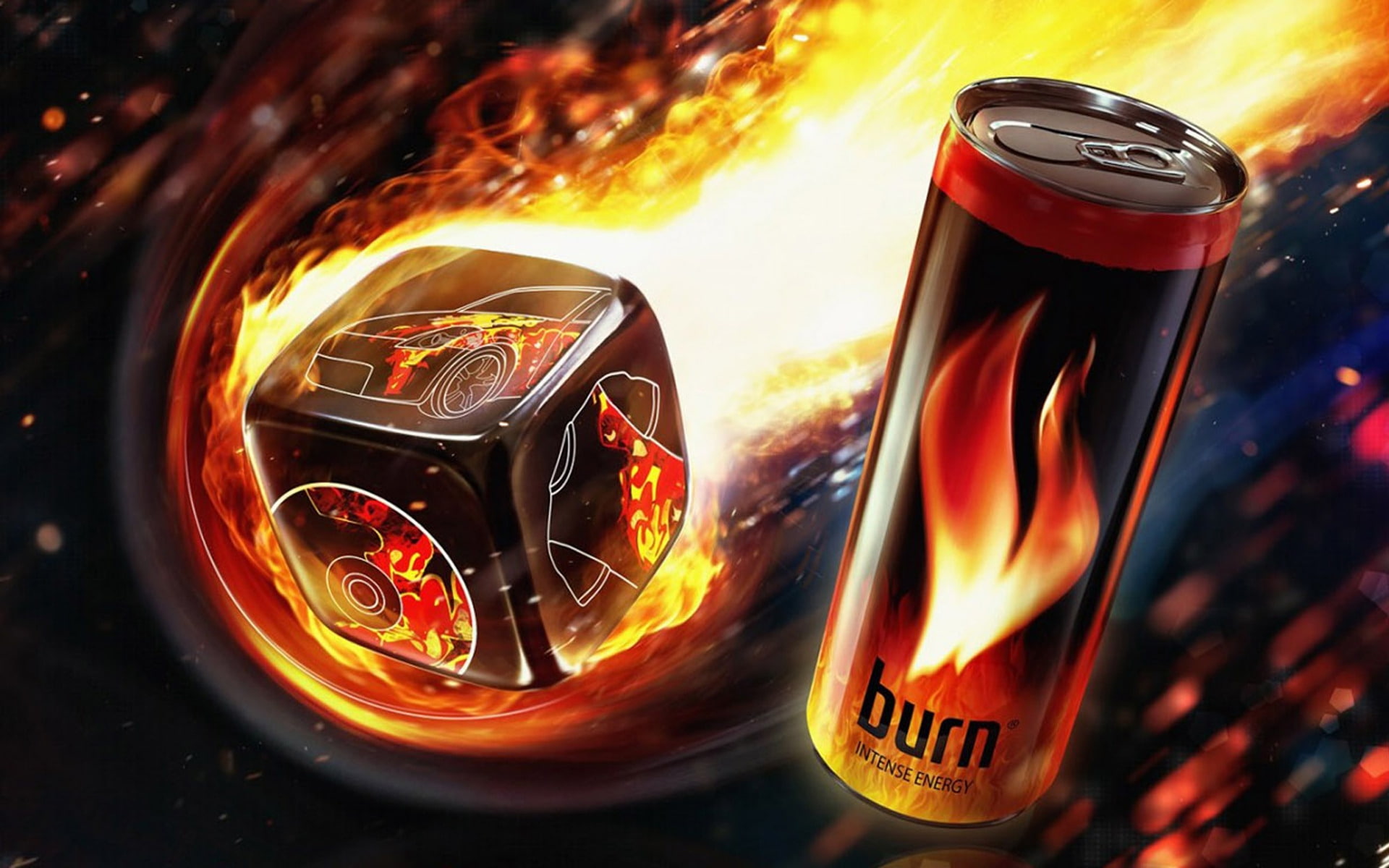 energy, burn, 1080P, fire, flame, energyzing, dose, drink, HD Wallpaper
