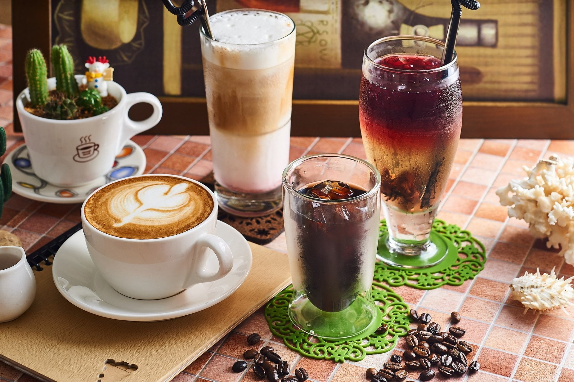 Coffee, Drink, Food, Glass, 1080P, Still Life, Cup, HD Wallpaper