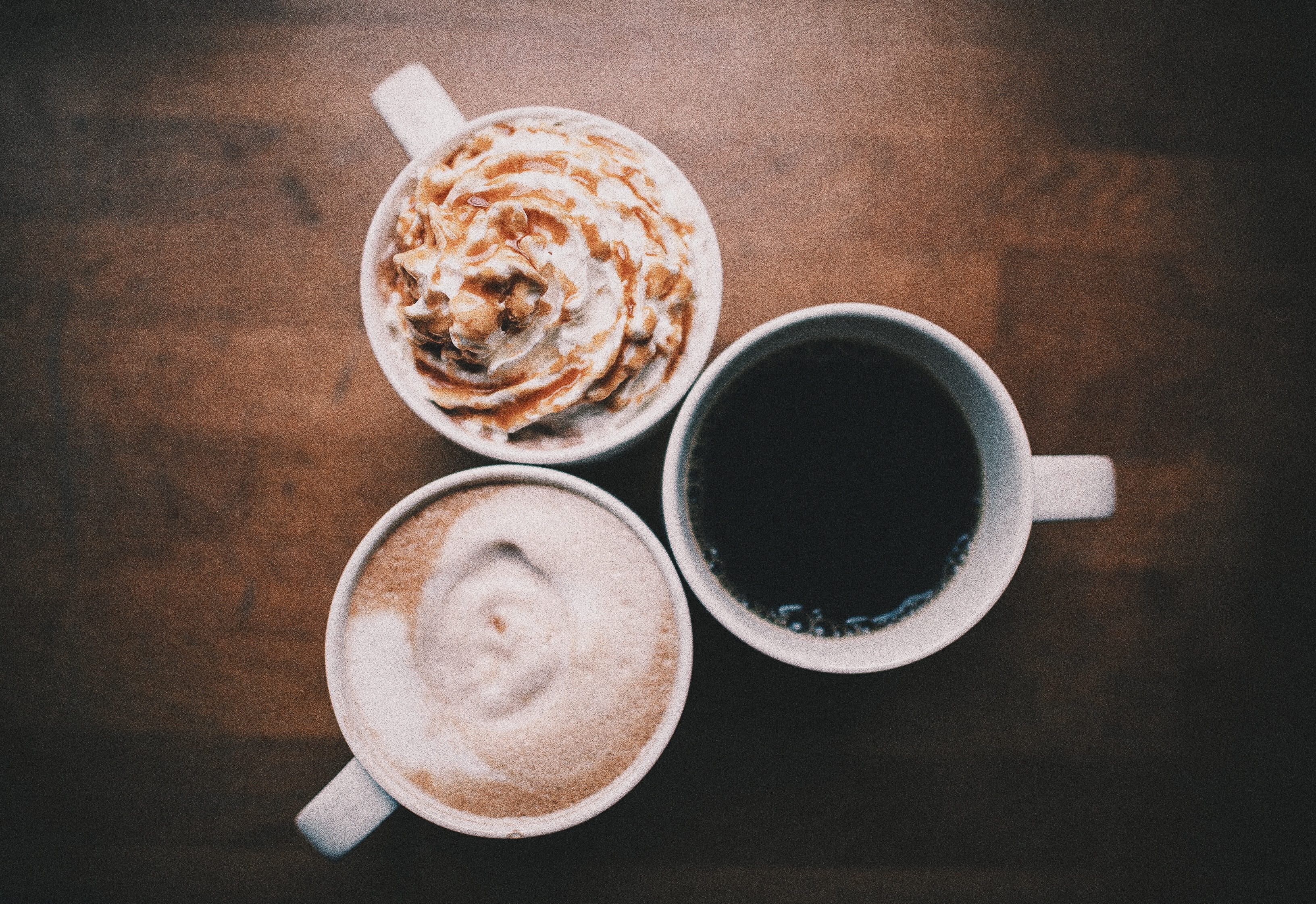 milk, cups, refreshment, glass, cosy, 2K, still life, no people, freshness, crockery, hygge, non-alcoholic beverage, mug, hot drink, three, HD Wallpaper
