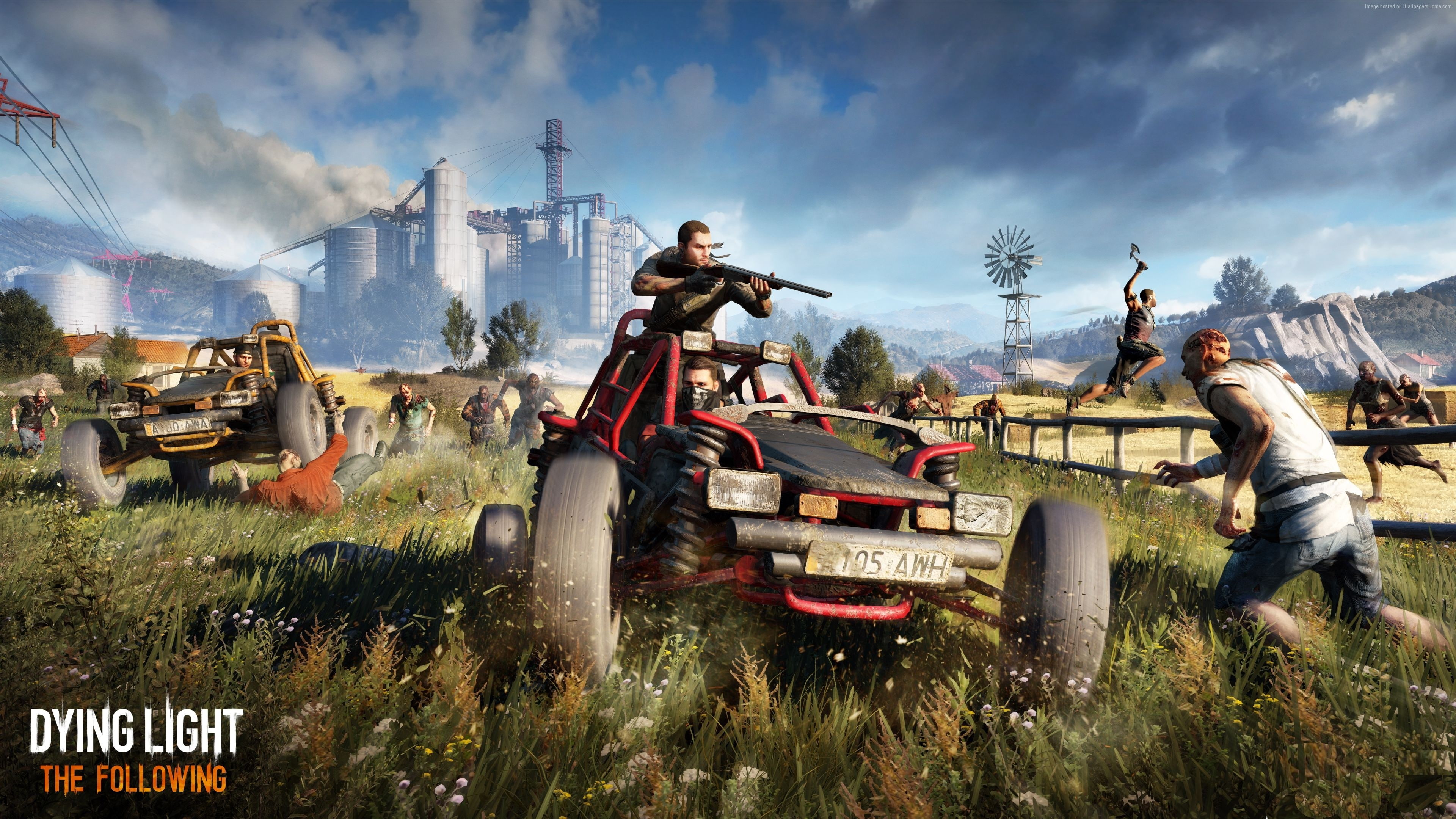 Xbox 360, PlayStation 4, PC, Dying Light: The Following, Best Games, PS4, Xbox, 4K, Xbox One, HD Wallpaper