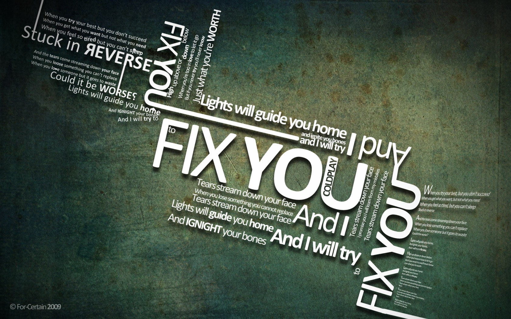 lyrics, typography, grunge, music, Coldplay, 720P, HD Wallpaper