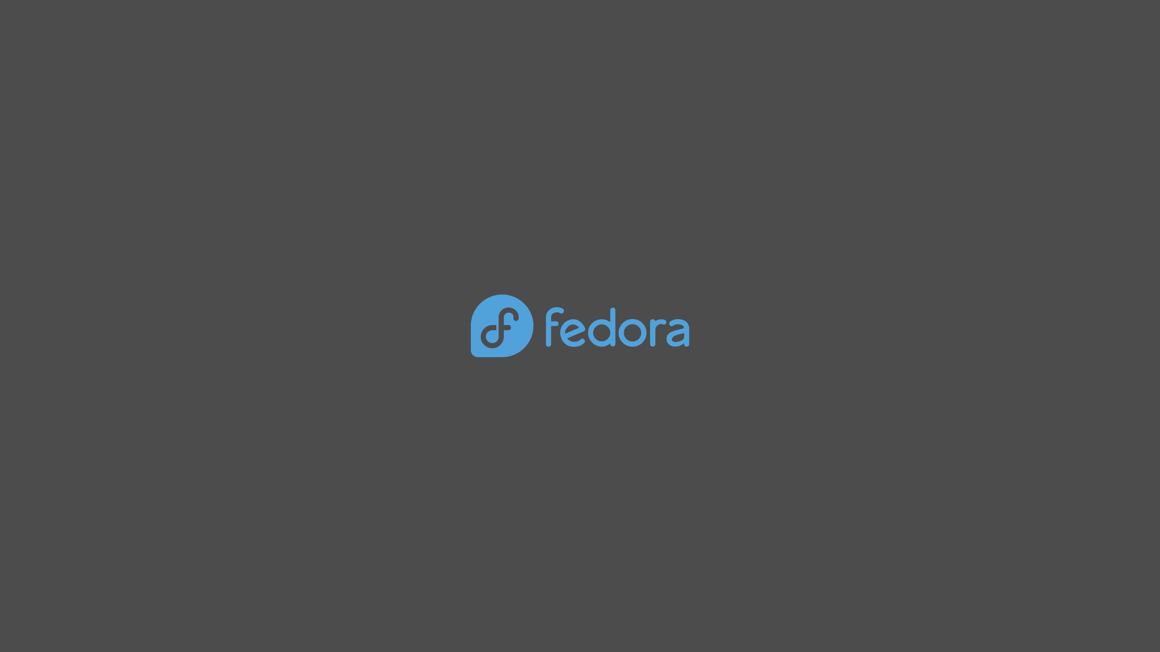gray background, Red Hat, Unix, minimalism, Fedora, unixporn, 4K, Linux, HD Wallpaper