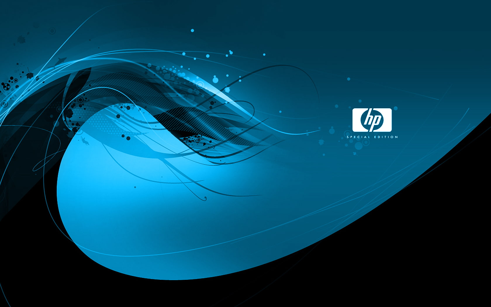 art, Curves, digital, waves, vectors, 720P, abstract, Hewlett, packard, HD Wallpaper