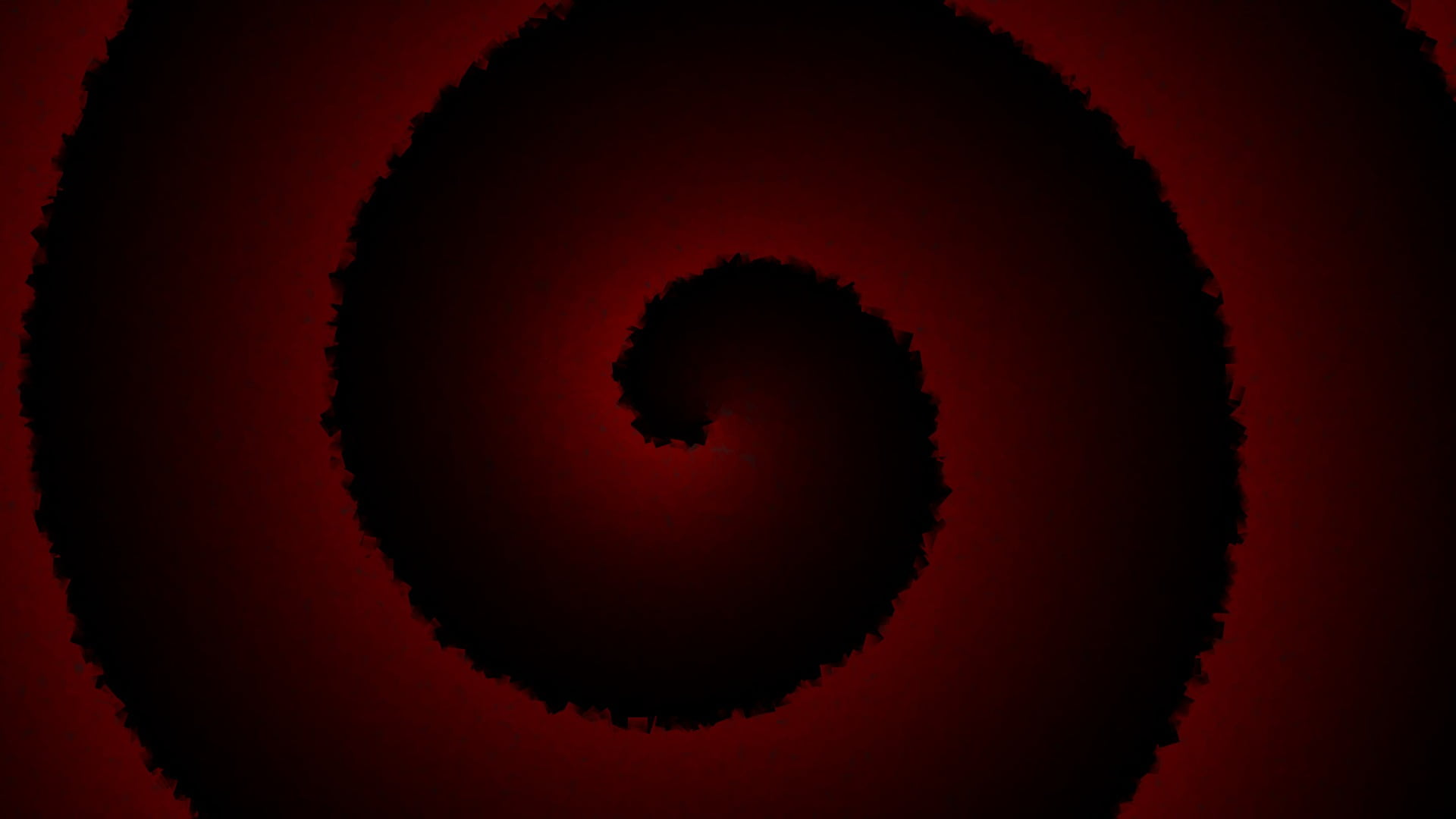 black color, shape, orange color, red background, silhouette, circle, illustration, abstract, hole, creativity, studio shot, beauty in nature, red, spiral, HD Wallpaper