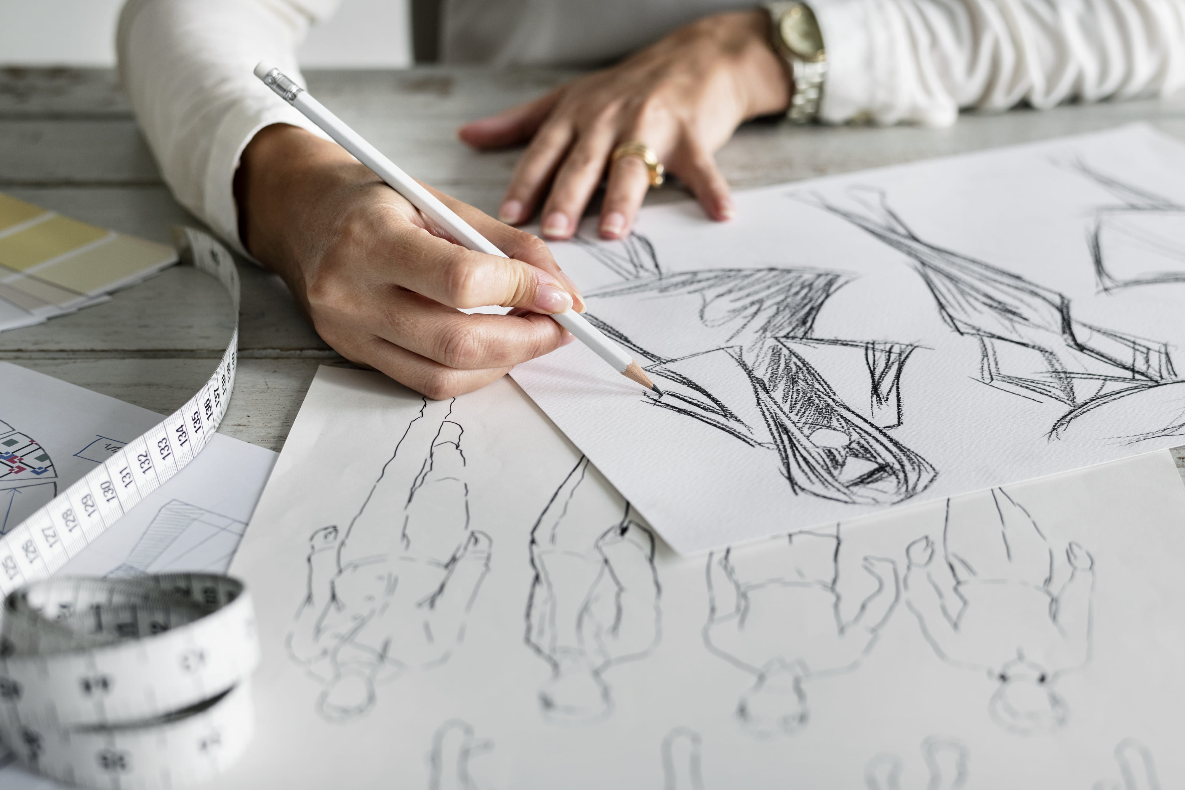men, adult, drawing, engineer, white space, inspiration, creating, writing, fashion sketch, drawing clothing, drawing - Art Product, business, design Professional, HD Wallpaper