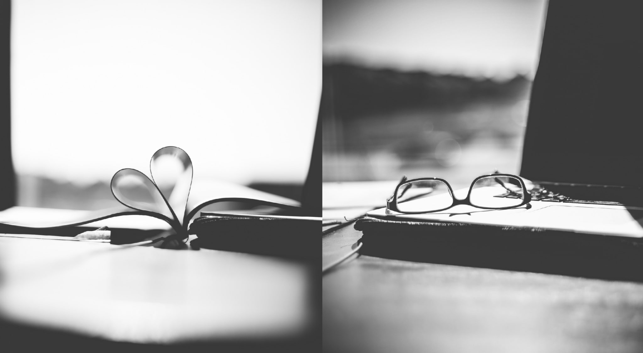 eyeglasses, close-up, group of objects, frames, selective focus, Glasses, Time, no people, Collage, exams, 1080P, reflection, exam, Sunlight, desk, Studying, HD Wallpaper