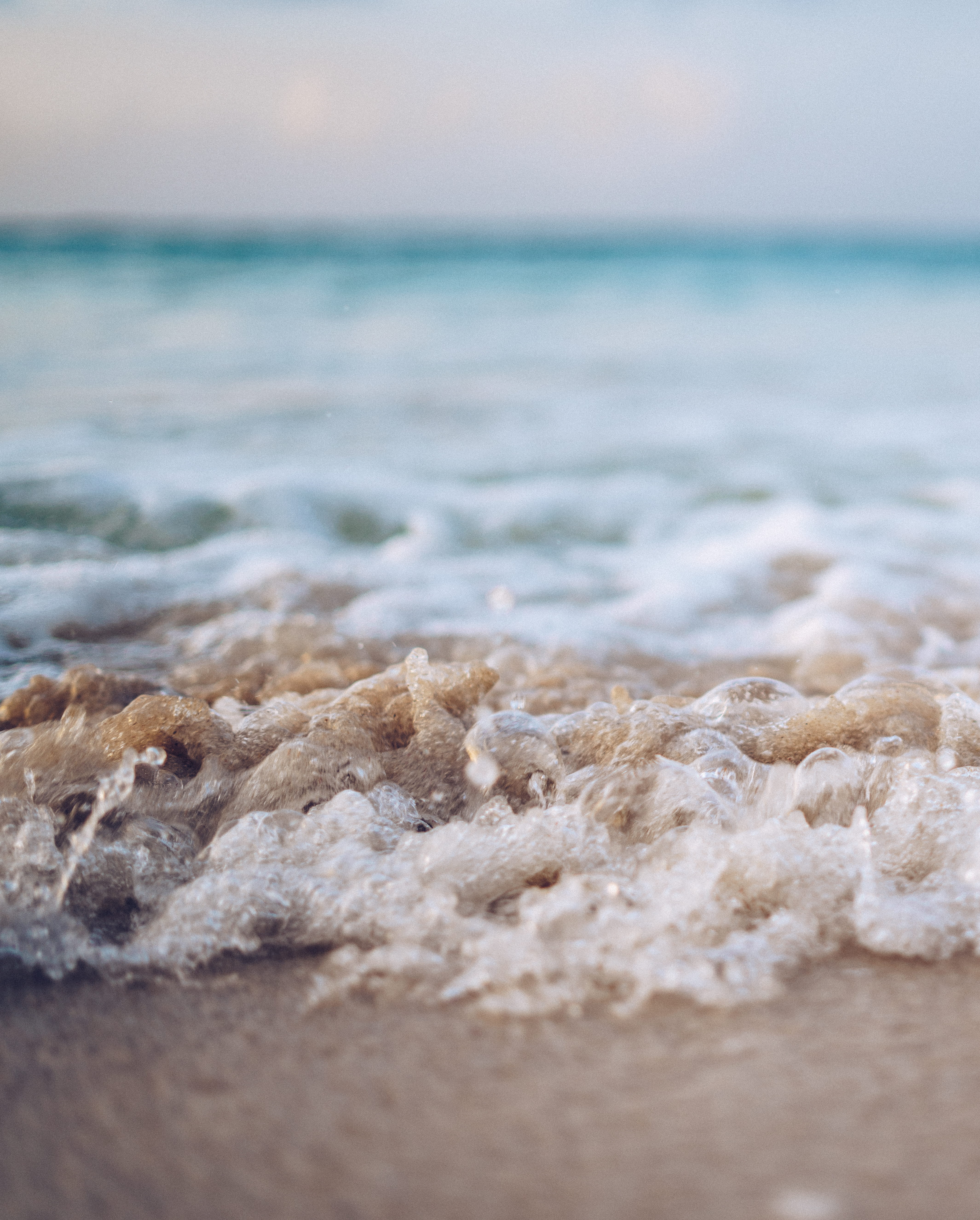 nature, day, splash, surface, sea, mexico, motion, surface level, shore, rolling, seaside, beauty in nature, beach, coast, tide, horizon, selective focus, Phone HD Wallpaper